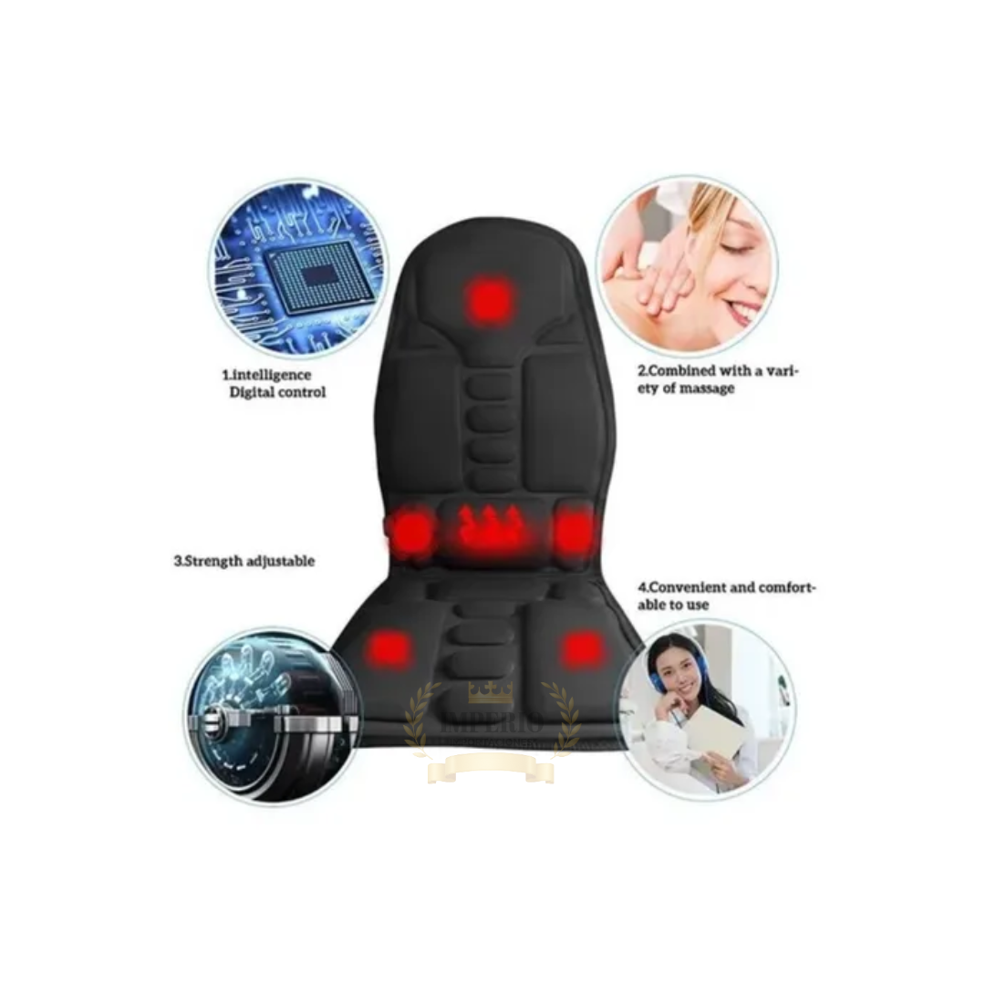Asiento Masajeador Cojin Masaje Espalda Cuello-2