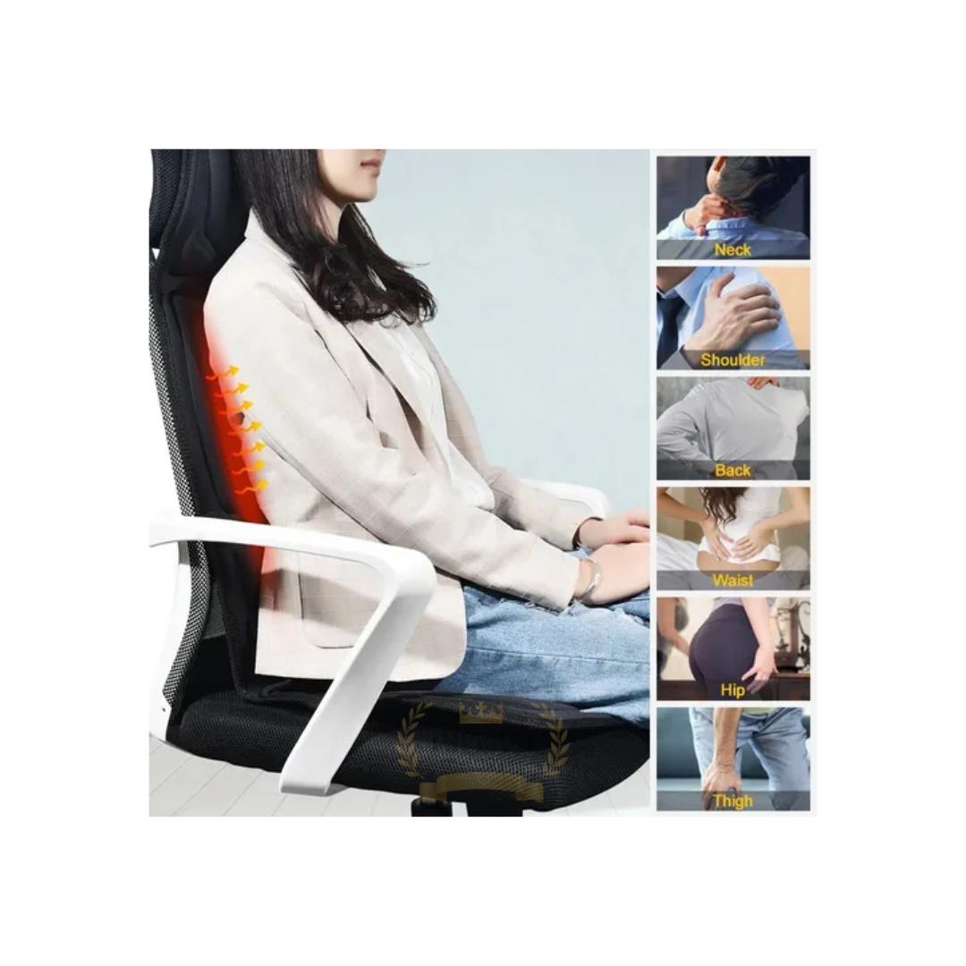 Asiento Masajeador Cojin Masaje Espalda Cuello-4