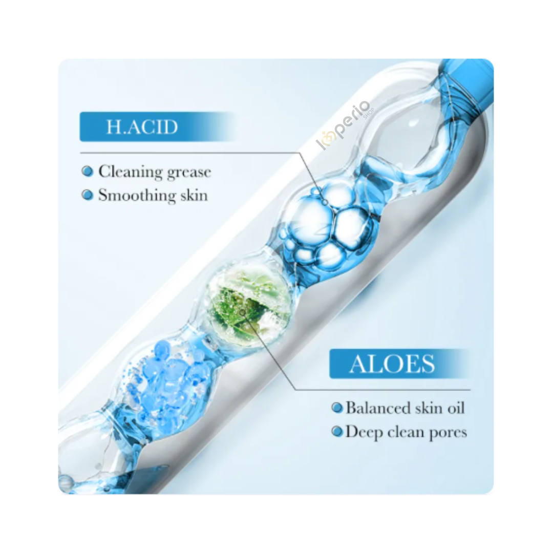 Espuma limpiadora facial con ácido hialurónico 120 ml-2