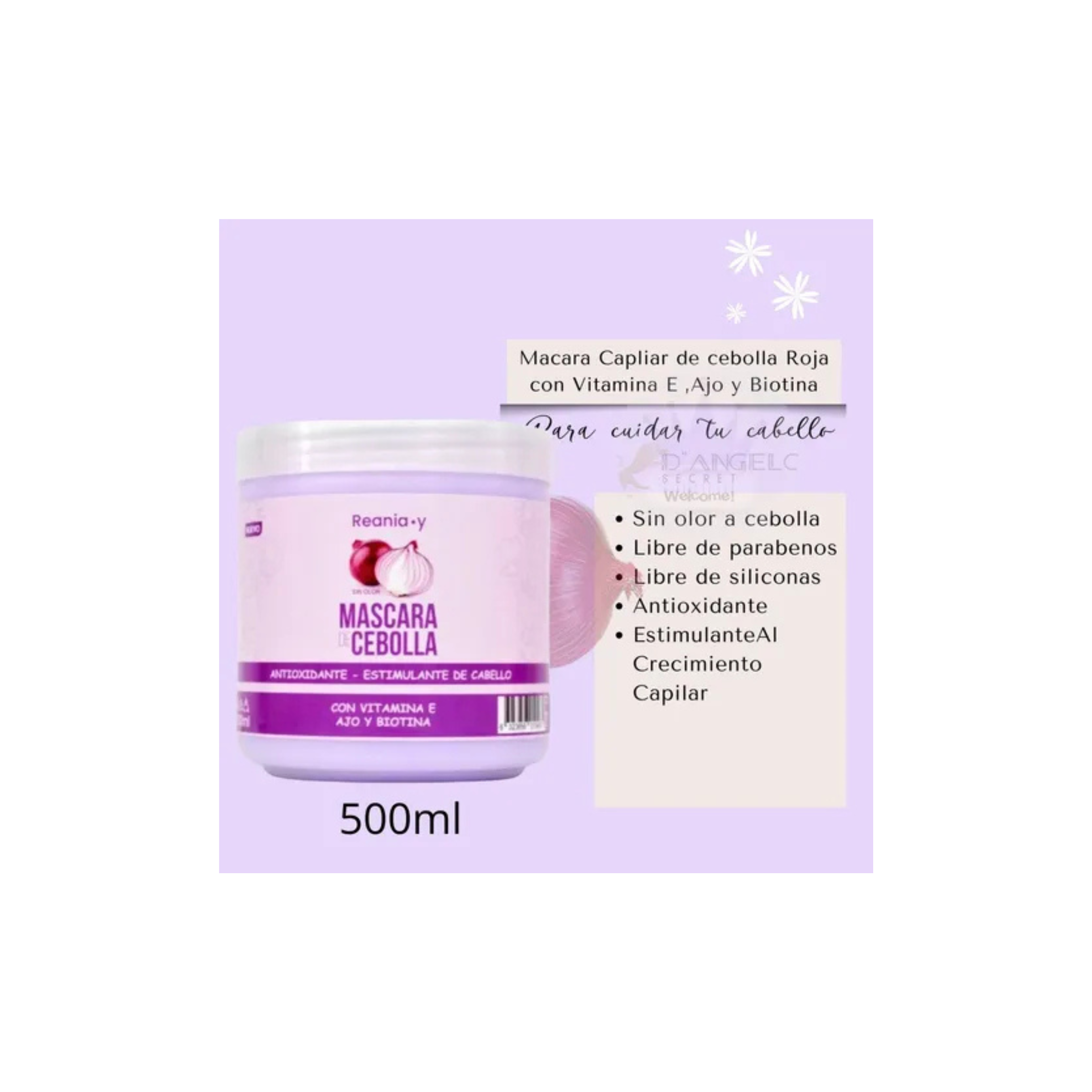 Shampoo Kit De Cebolla Crecimiento Capilar Anticaida Hidrata-3