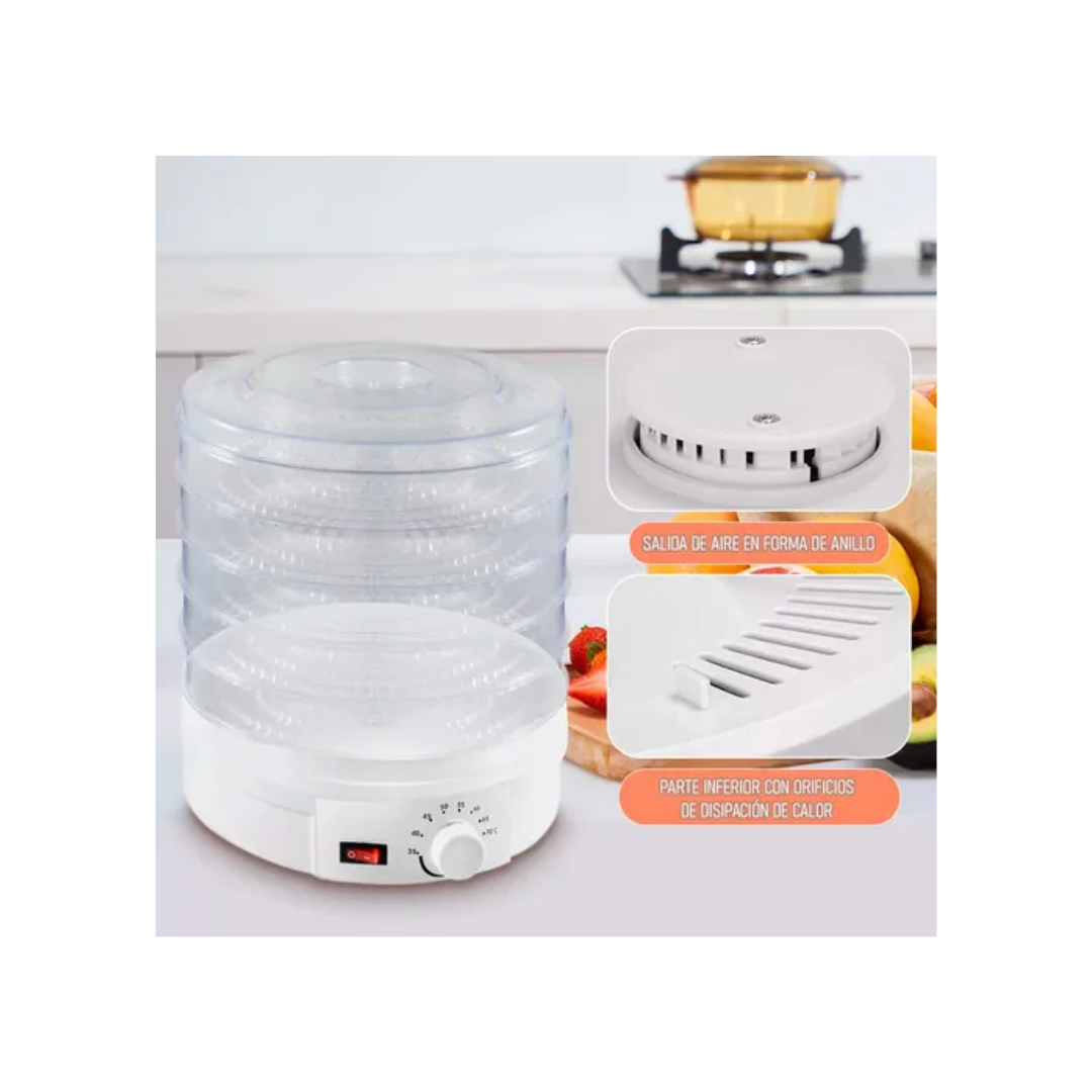 Deshidratadora de Alimentos y Frutas Eléctrica 350W-1