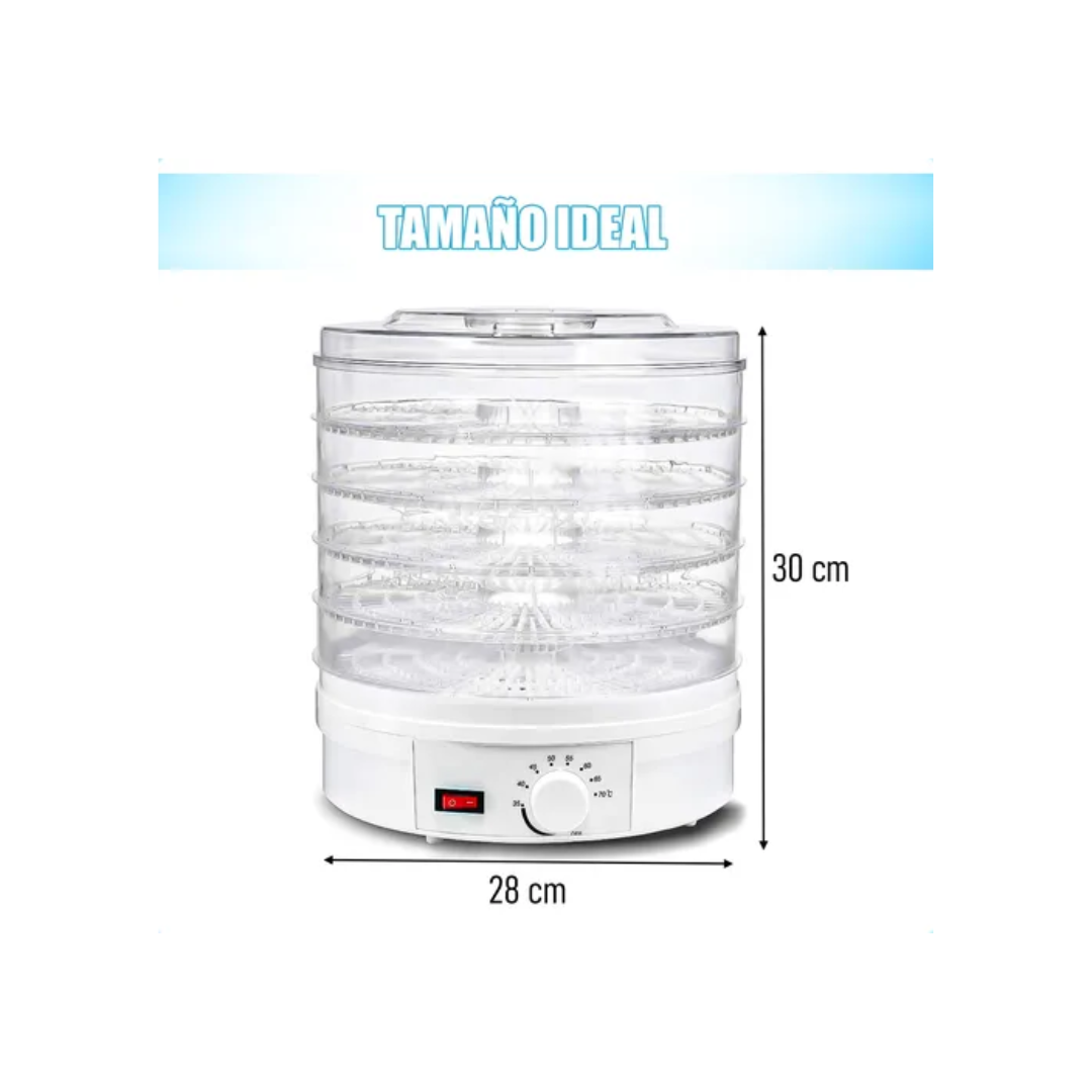 Deshidratadora de Alimentos y Frutas Eléctrica 350W-3
