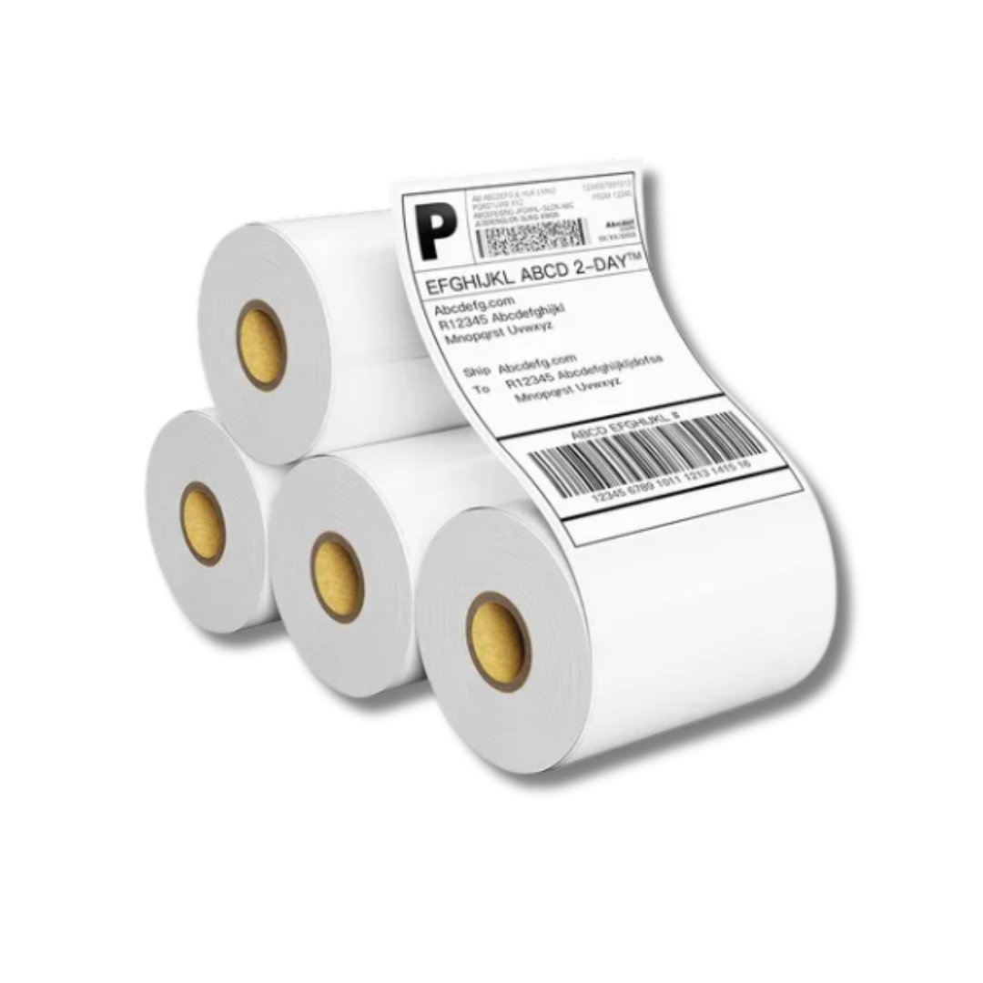 3 Rollos de Etiquetas Térmicas 10x15 cm 350 Hojas Adhesivas-3