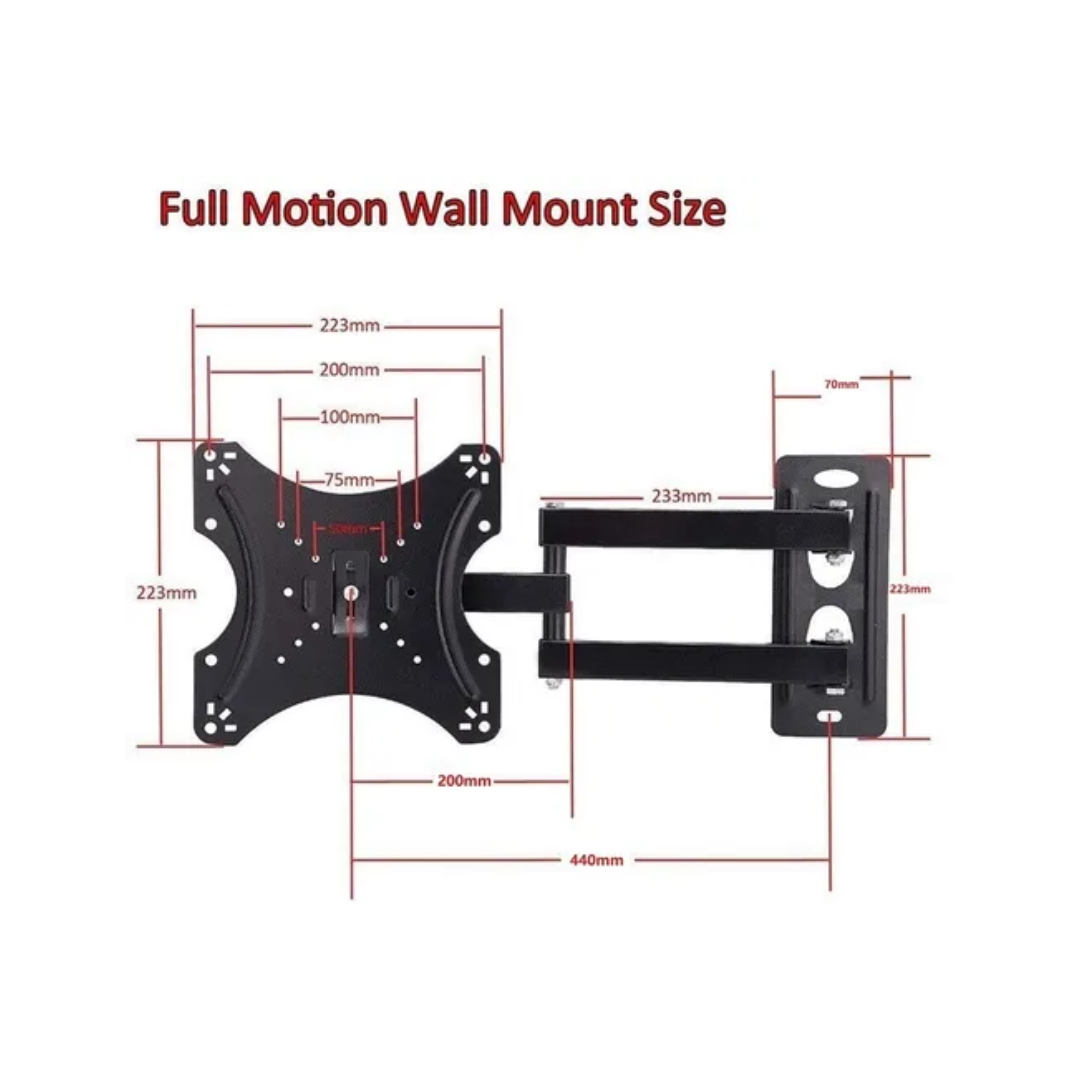 Soporte para TV con Brazo de 14 a 42 Pulgadas hasta 35 kg-5