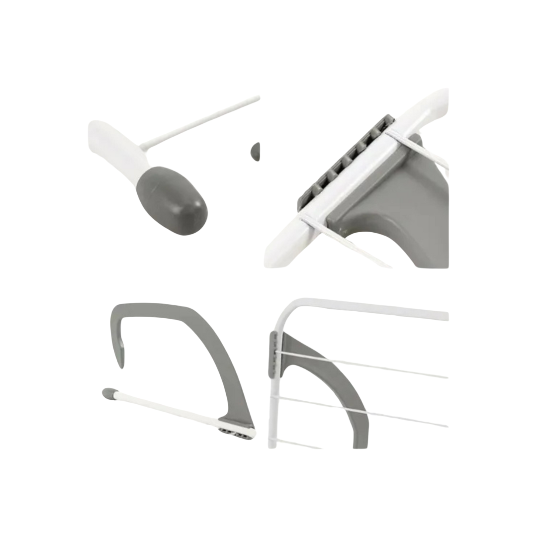 Tendedero Secador De Ropa Plegable Colgador Para Balcón-2