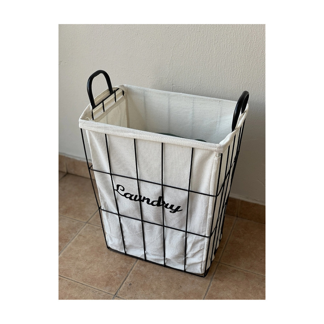 Canasto Organizador Laundry con Rejillas-2