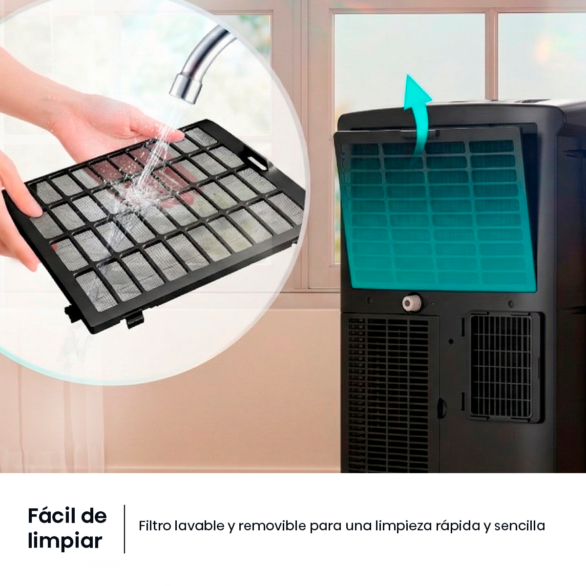 Aire Acondicionado Port til Hisense 12000BTU R32 WiFi AP 12HW4RNPS01 N-6