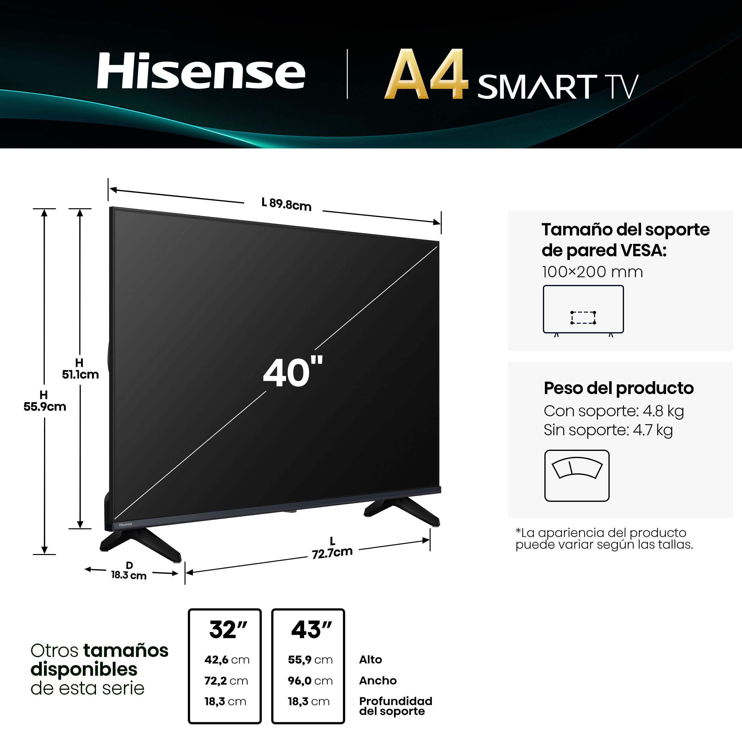 SMART TV 40 FHD 40A4NV-1