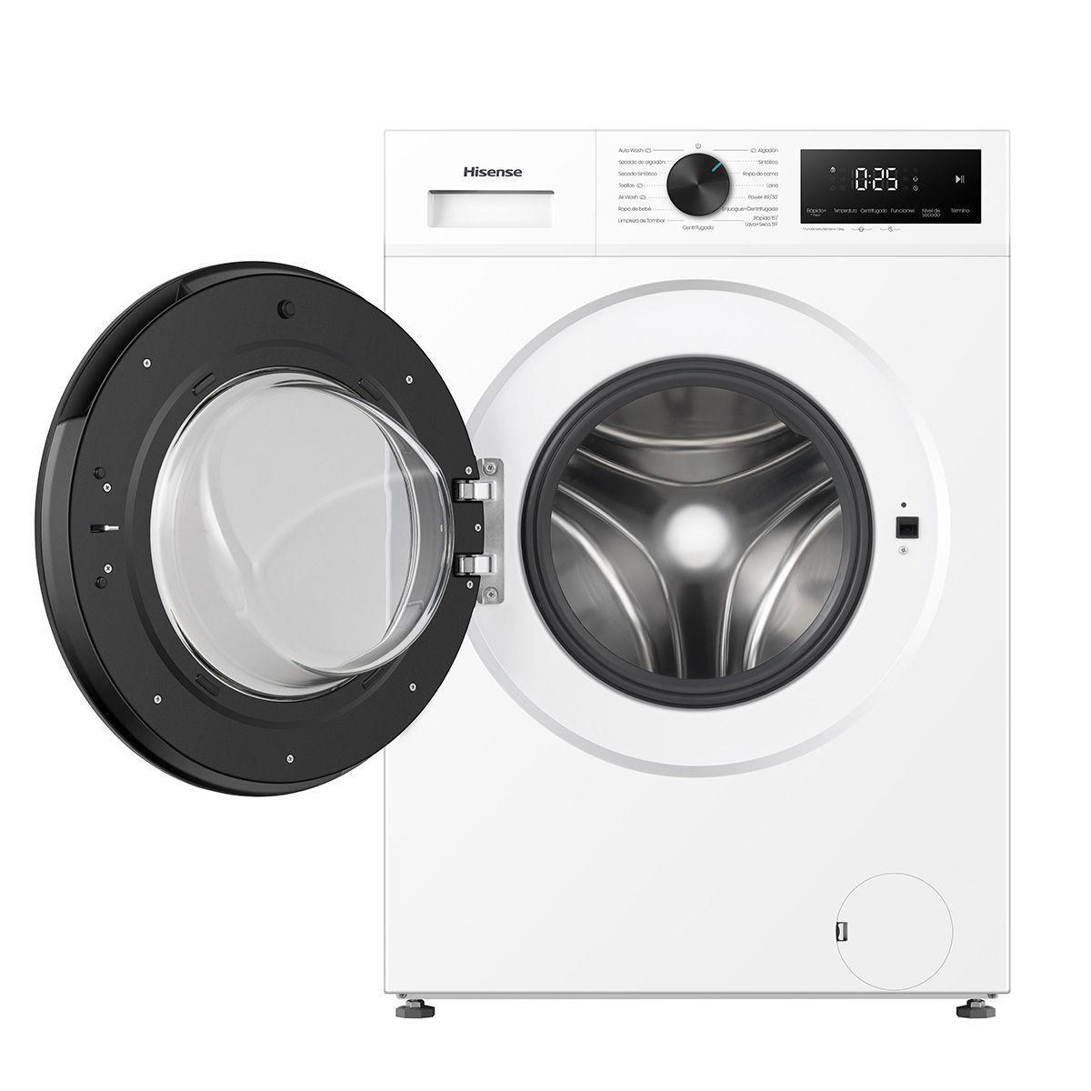 Lavadora Secadora Hisense Carga Frontal 10/6 Kg WD1I1041BW-5