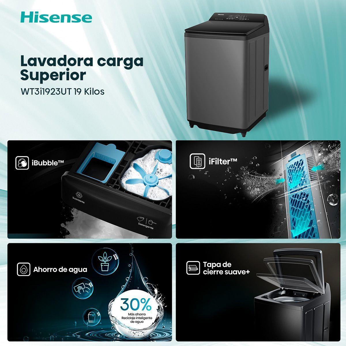 Lavadora Carga Superior 19Kg WT3i1923UT-2