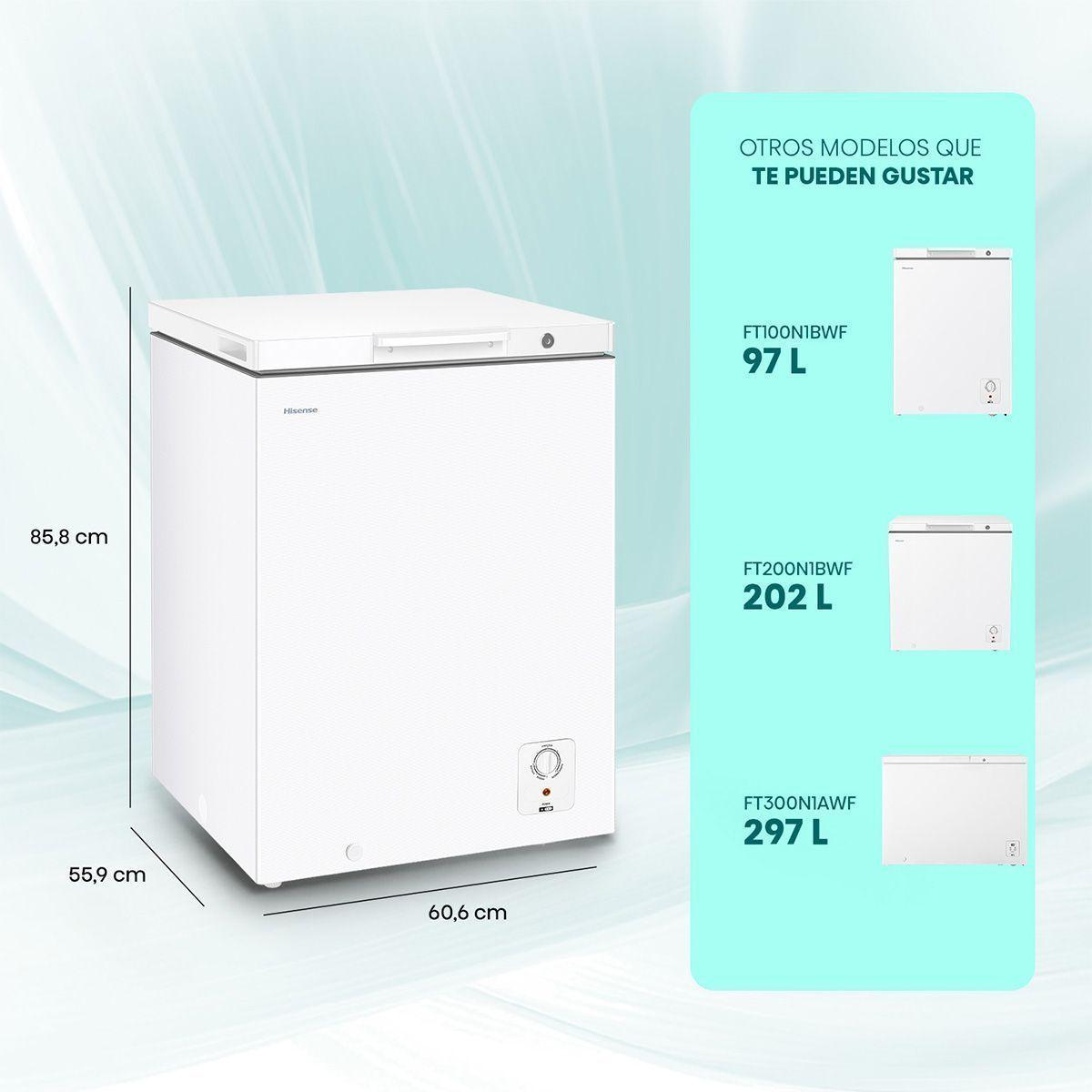 Freezer Horizontal 141 Lts Frio Directo FT145N1BWF-1