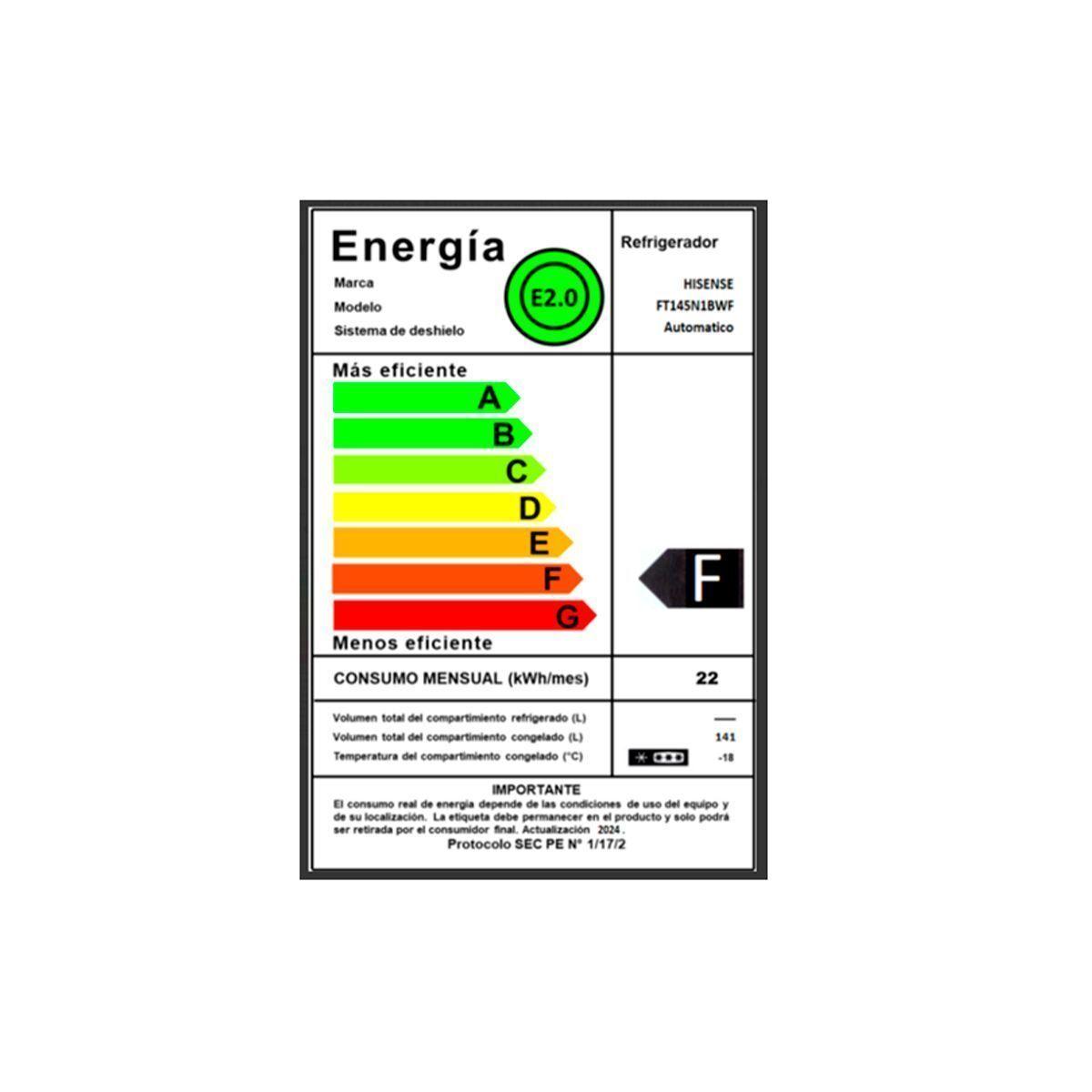 Freezer Horizontal 141 Lts Frio Directo FT145N1BWF-8