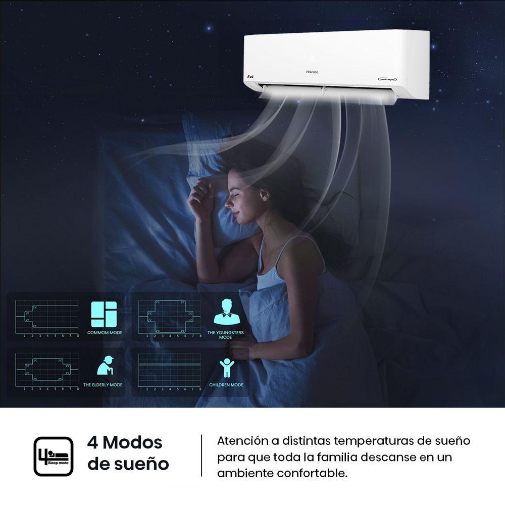 Aire Acondicionado Hisense Hi Vida 22000BTU H R32 Inverter WiFi AS 22UR4RBTKA-4