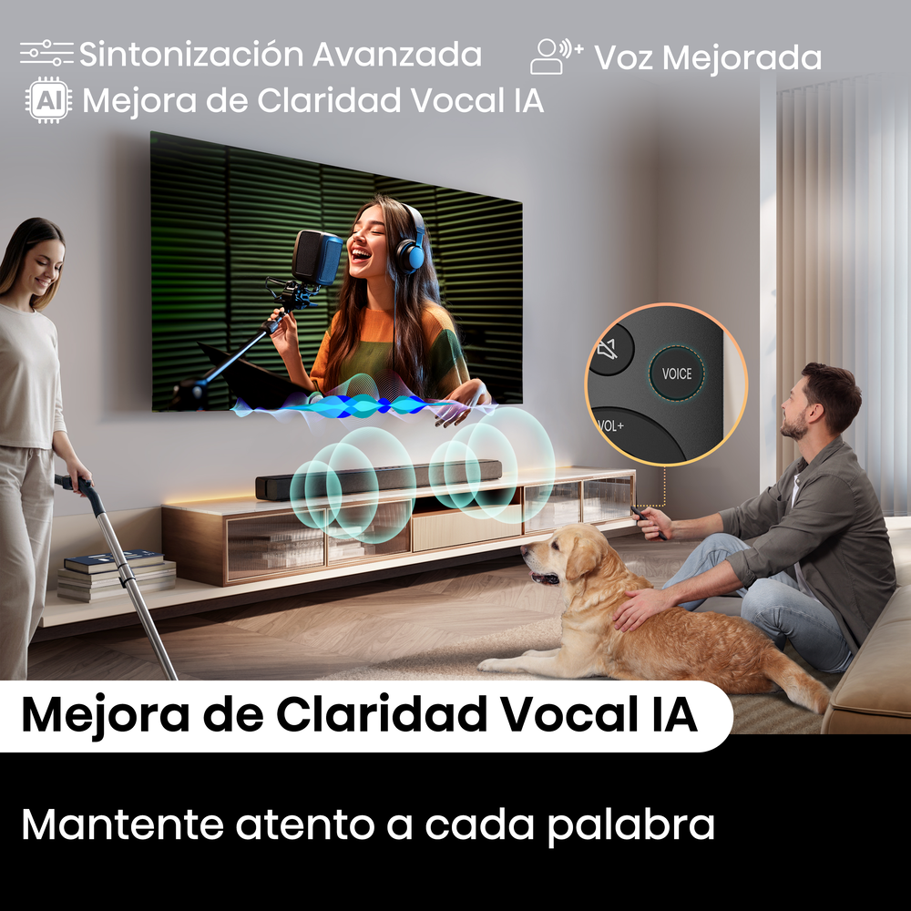 Soundbar 120W Bluetooth HS1000 Hisense-6