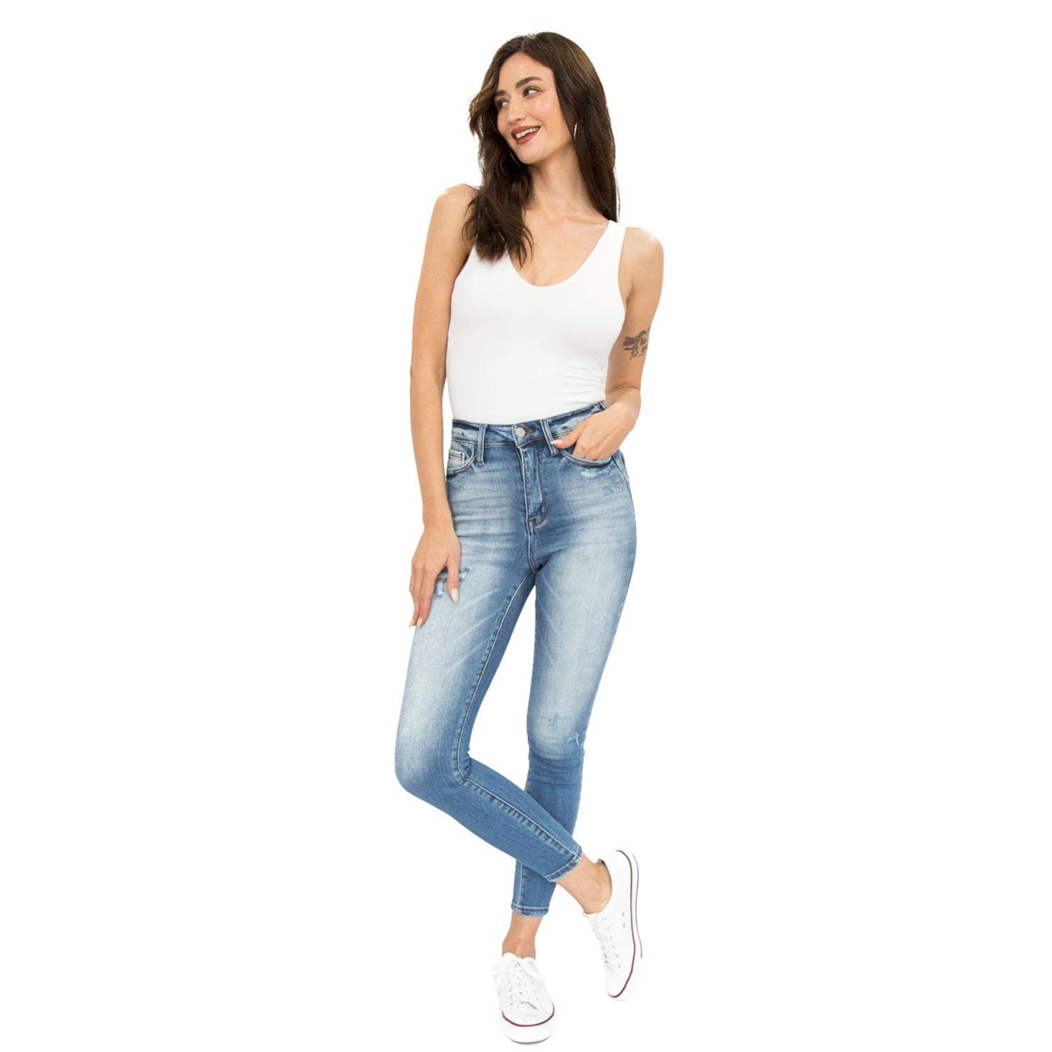 Jeans Tiro Alto Skinny Orlando Azul Racaventura-0