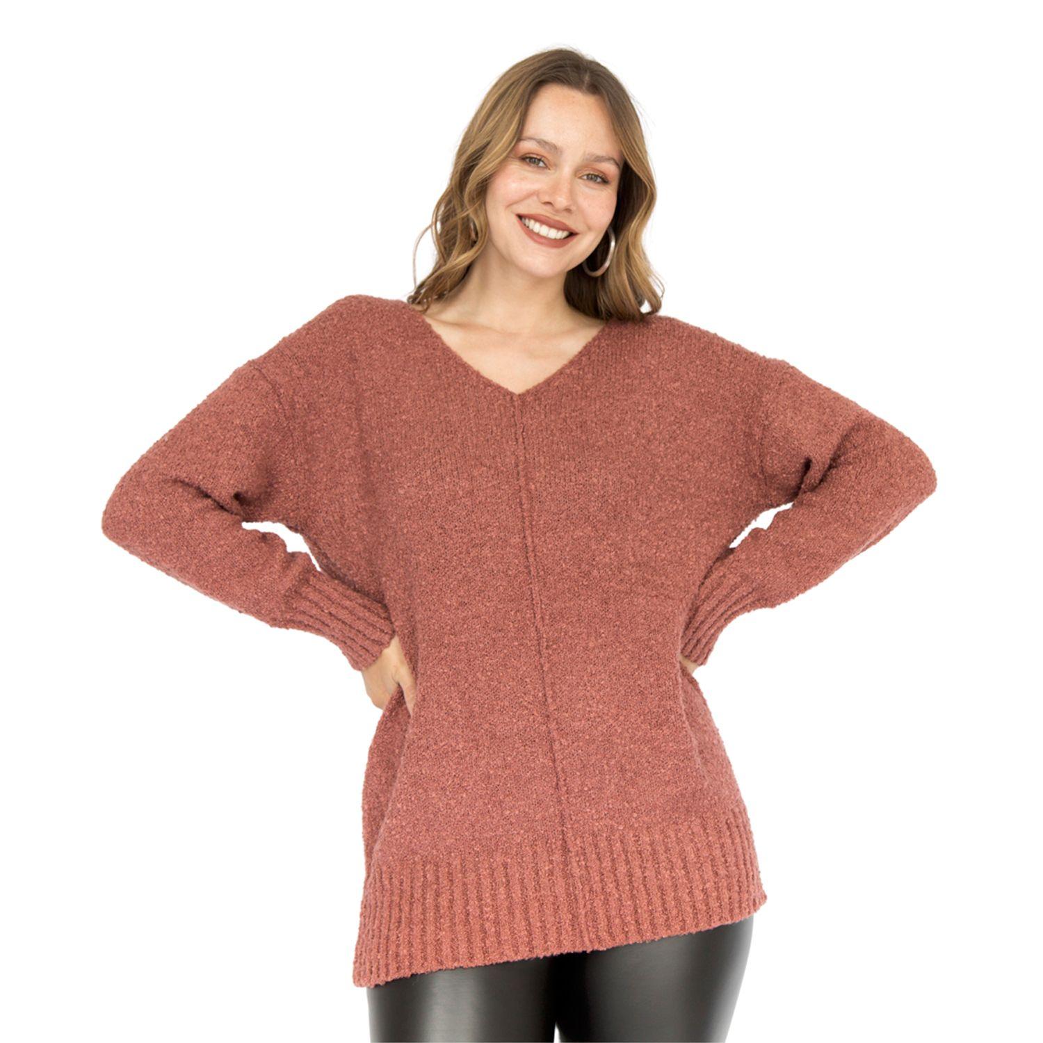 Sweater Cuello V Mathilde Burdeo Racaventura-0