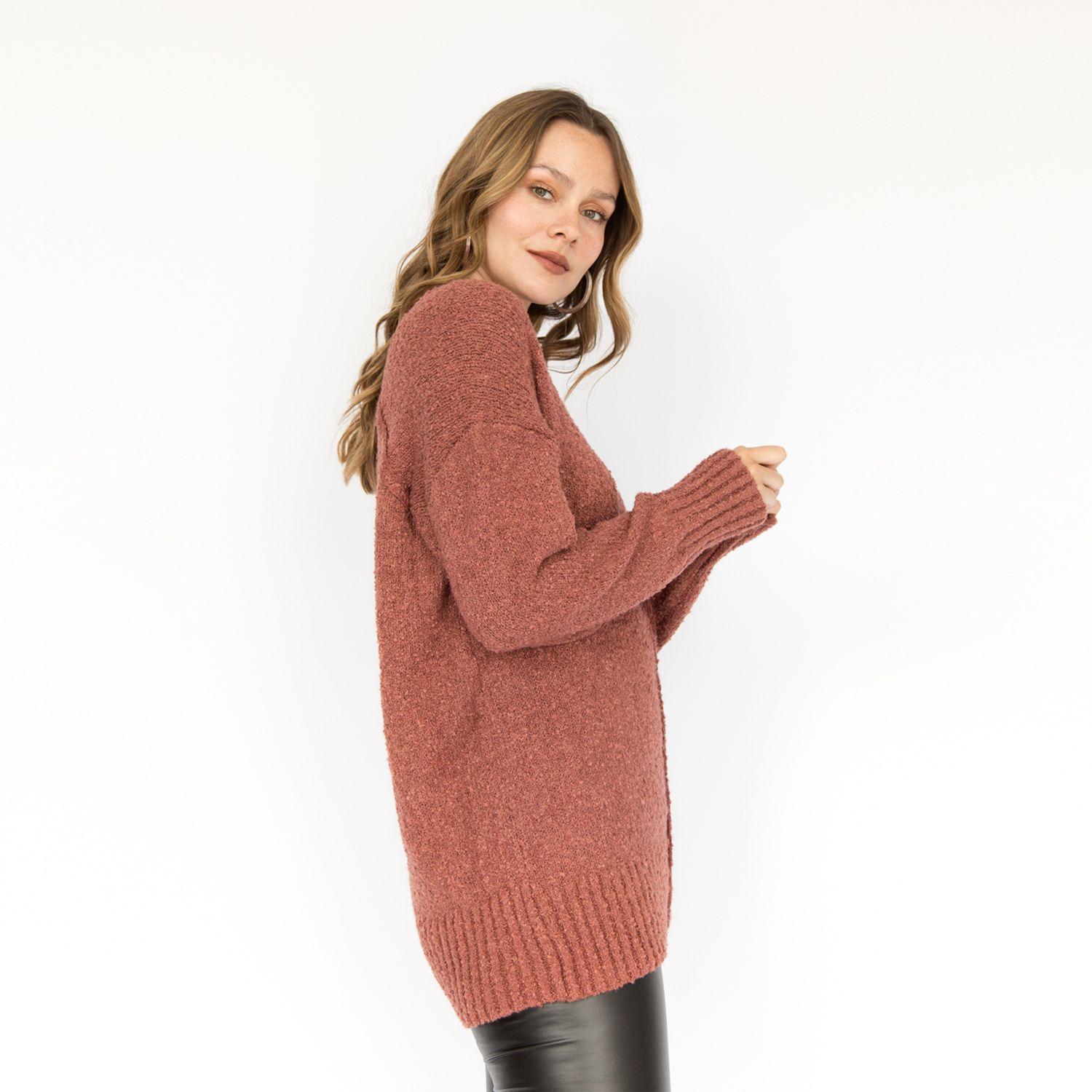 Sweater Cuello V Mathilde Burdeo Racaventura-3