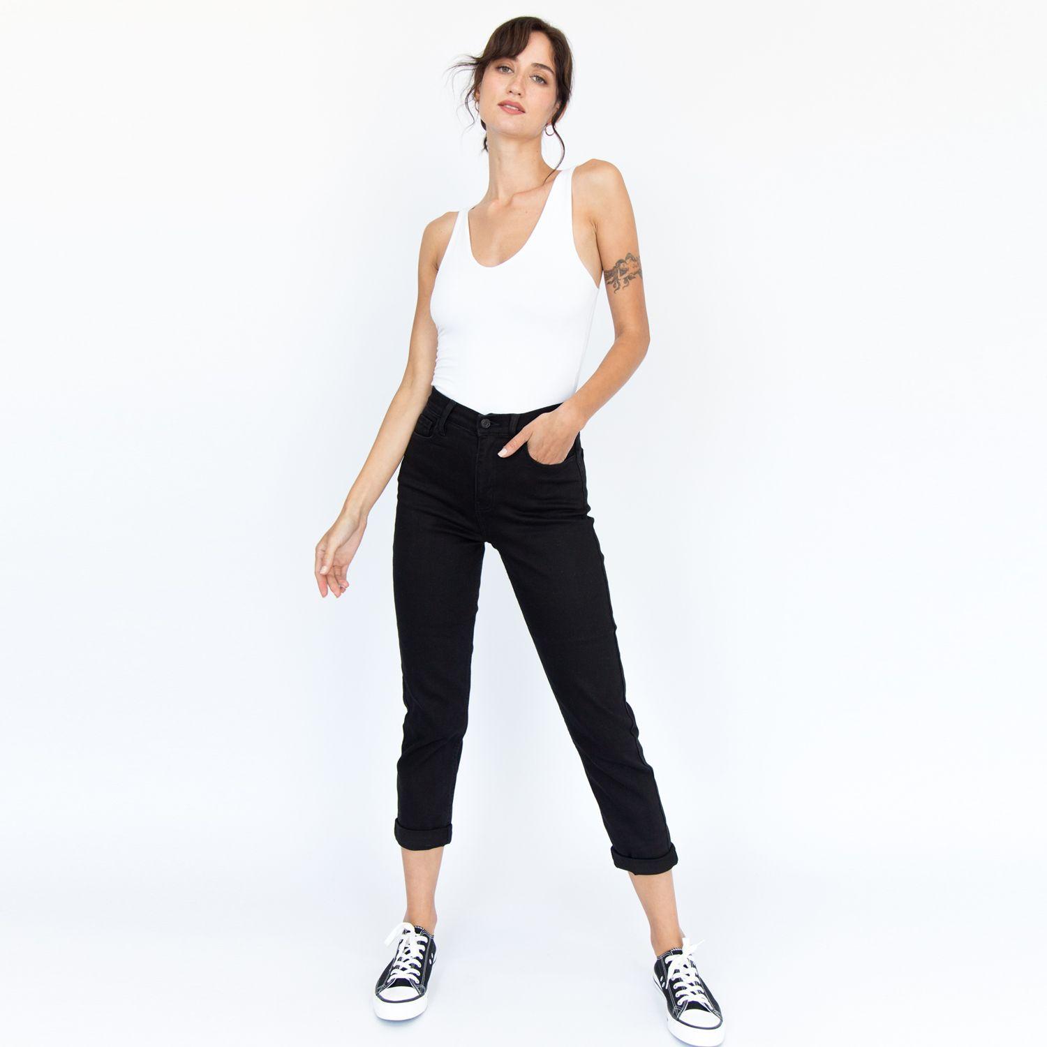 Jeans Mom Black Wash Jabba Negro Racaventura-1