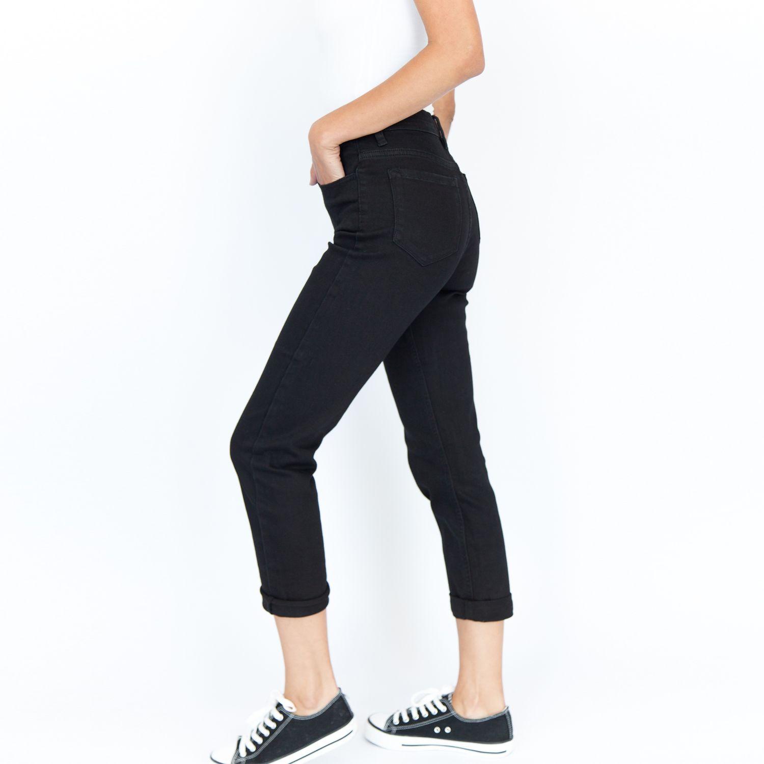 Jeans Mom Black Wash Jabba Negro Racaventura-3