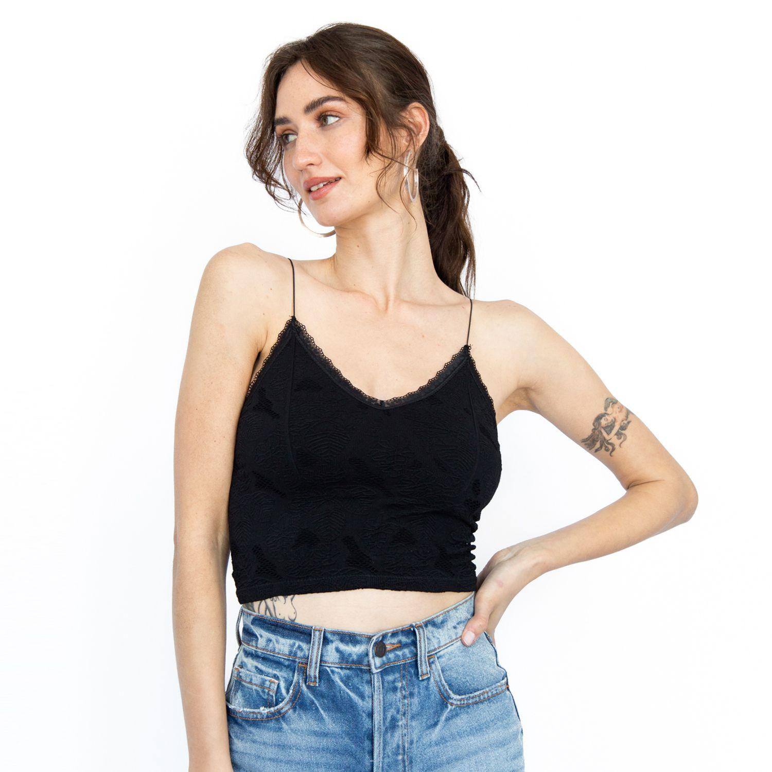 Polera Crochet Huston Negro Racaventura-2