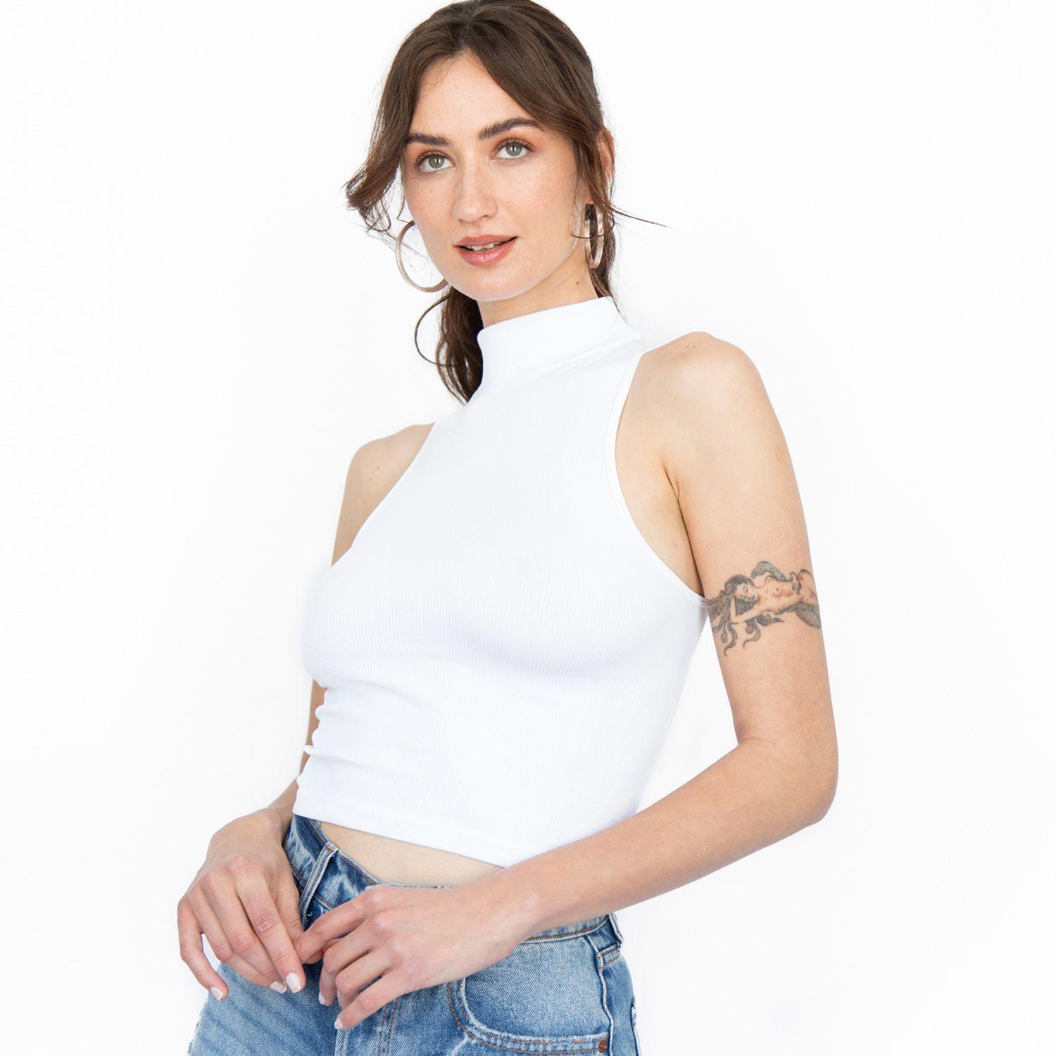 Polera Halter Jeremy Blanco Racaventura-2