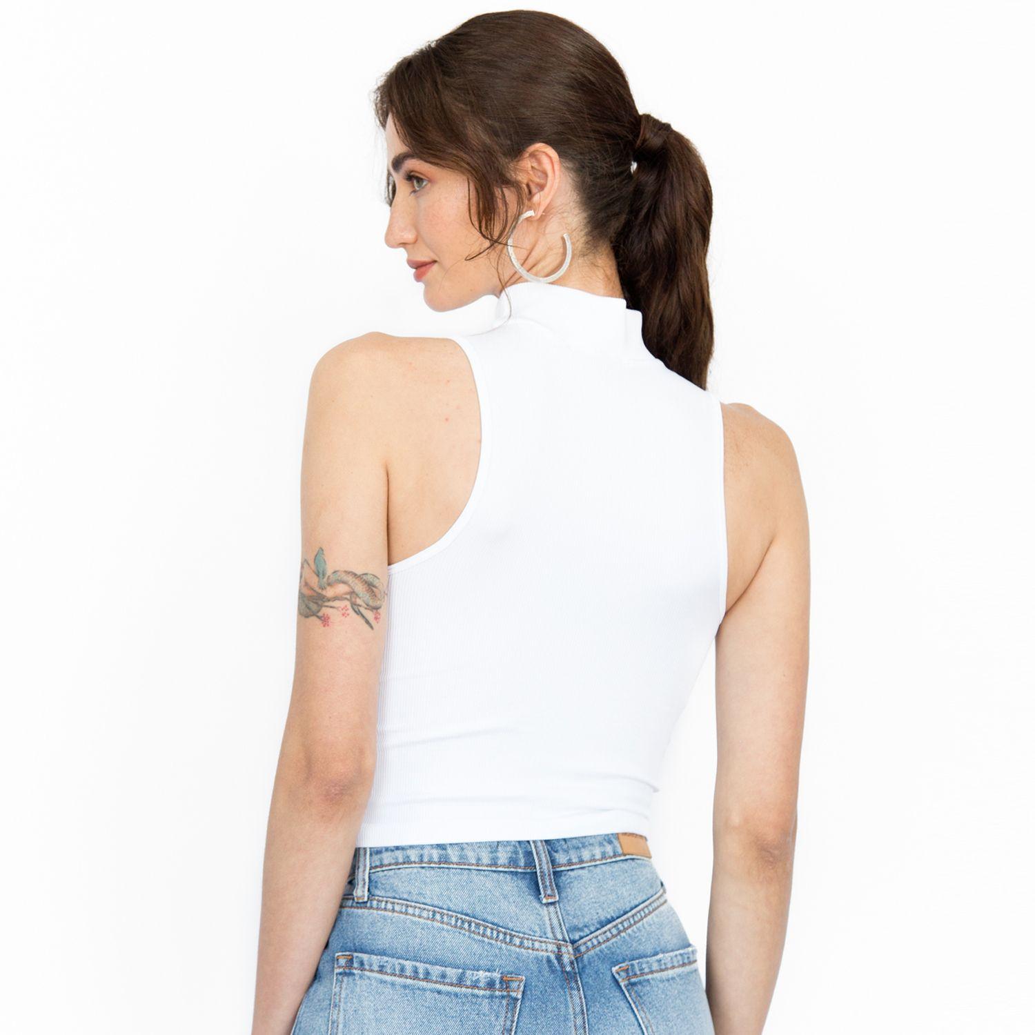 Polera Halter Jeremy Blanco Racaventura-3