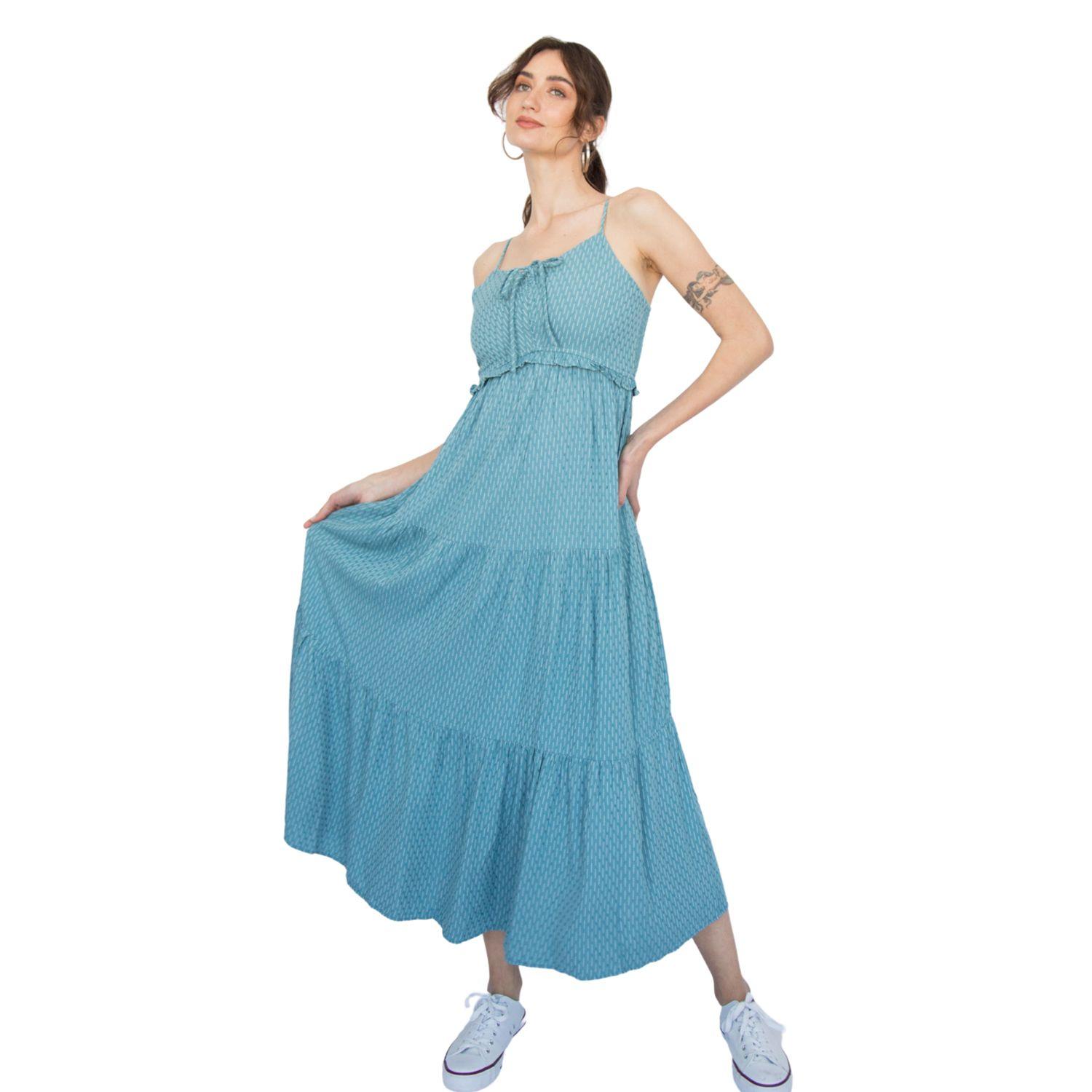 Vestido Amarre Escote Kristi Verde Racaventura-0