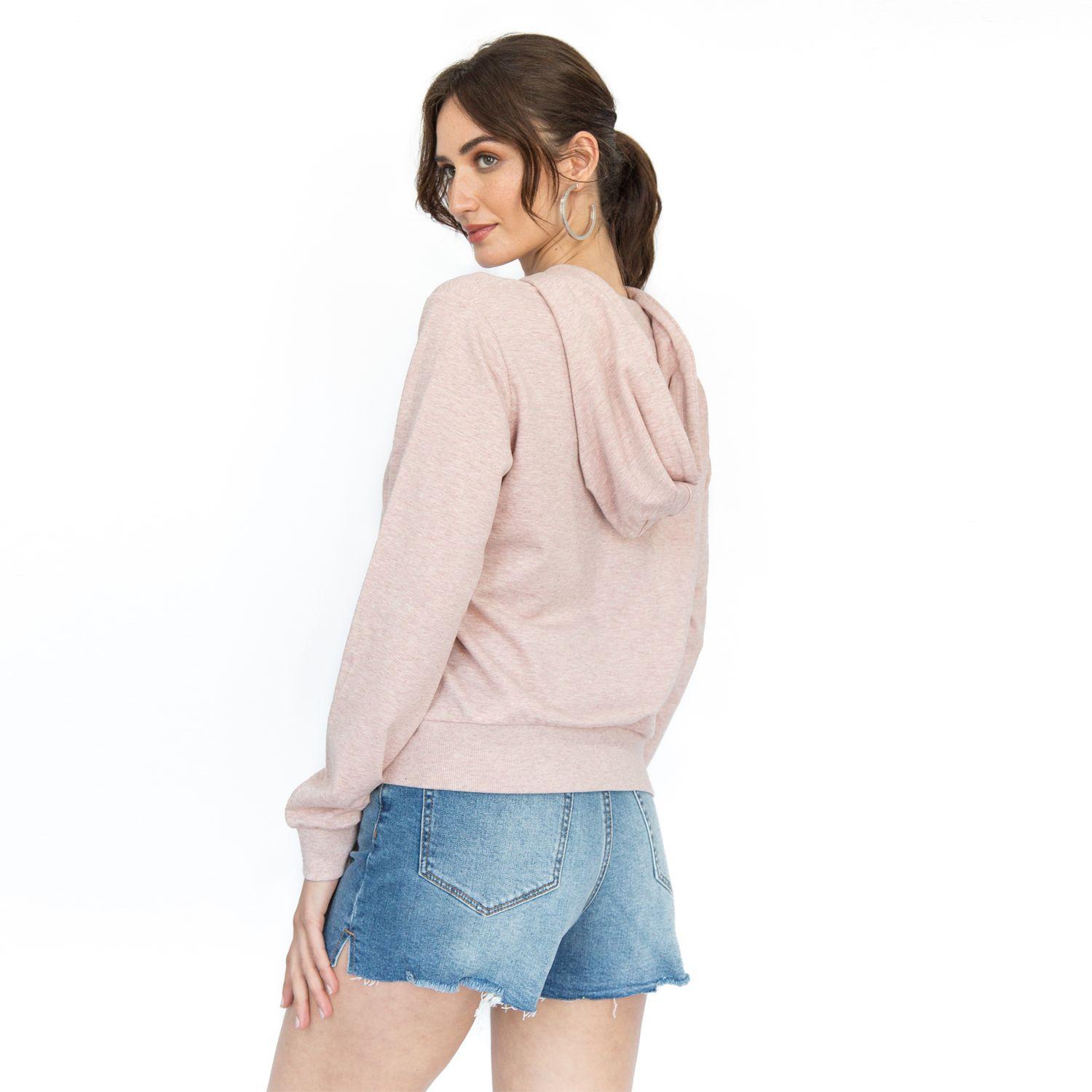 Polerón Básico Zipper Alanna Rosado Racaventura-3