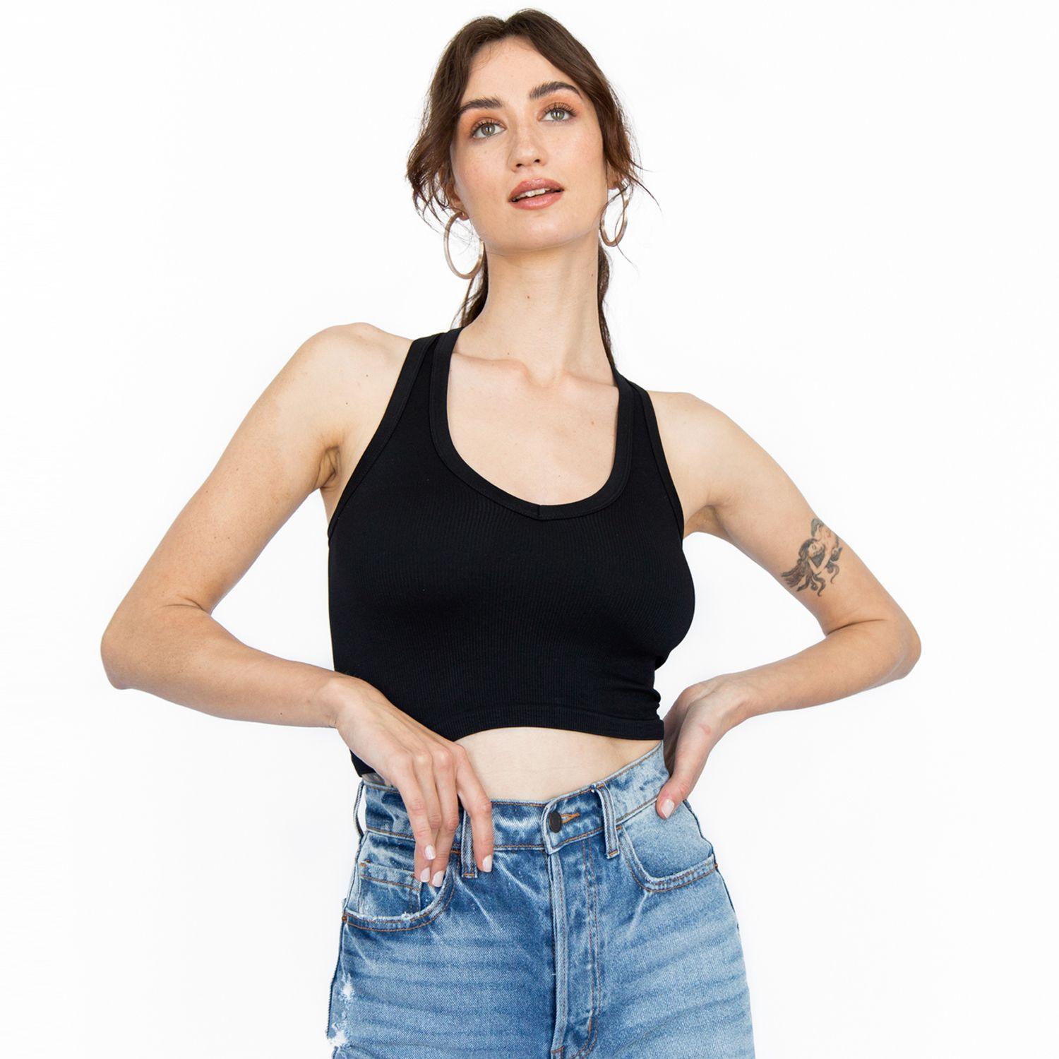 Polera Espalda Musculosa Teresa Negro Racaventura-2