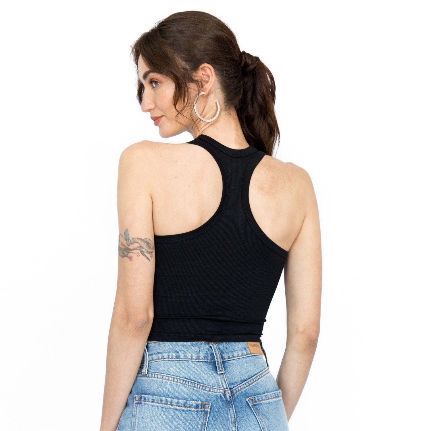 Polera Espalda Musculosa Teresa Negro Racaventura-3