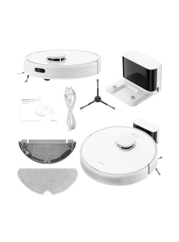 Dreame D9 Max Gen 2 Robot Aspiradora Color Blanco Succion 6000PA(Open Box)-4