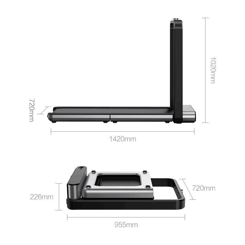 KingSmith WalkingPad X21 – Caminadora plegable inteligente doble plegable soporte NFC LED-2