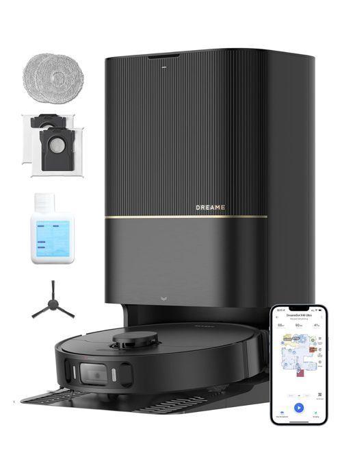 Marca Dreame X40 Ultra Complete Robot Aspirador y Fregasuelos, 12000Pa Succión-1