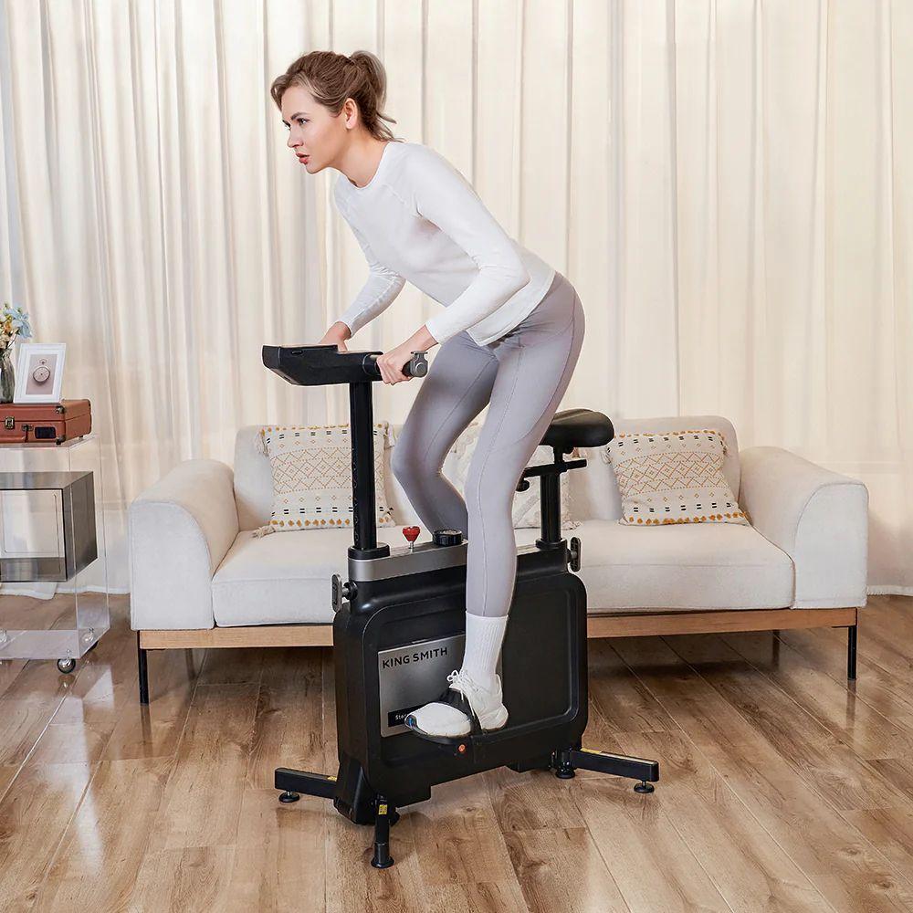 Bicicleta estatica plegable KingSmith W1B para interiores debajo del escritorio-4