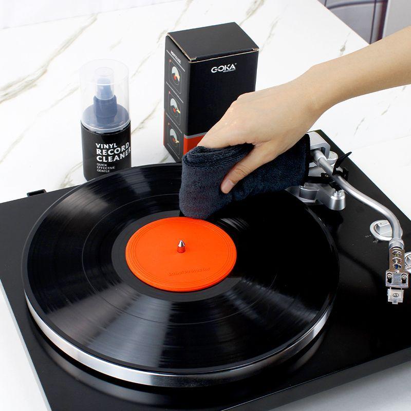 Kit  Limpieza Discos vinilos 3 En 1, Productos De Fábrica, Solución Limpiadora De Discos 200 Ml-3