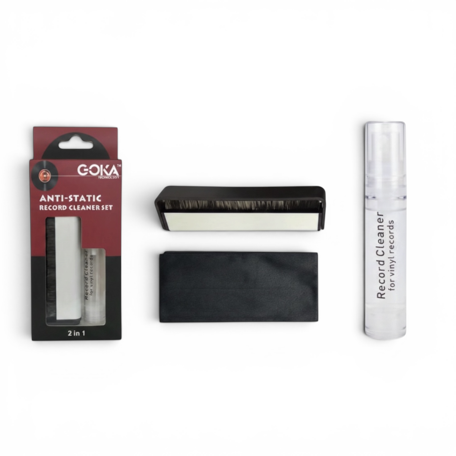 PACK LIMPIEZA DISCOS VINILOS + RECARGA 500ML LIQUIDO-2