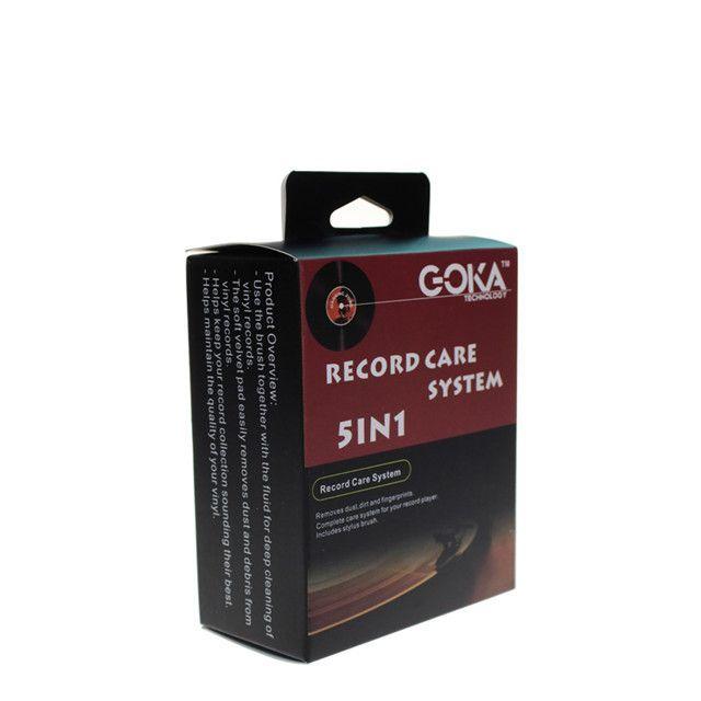 Kit Limpieza Disco Vinilo 5x1 Cepillo Spray Gel Aguja Guantes-0