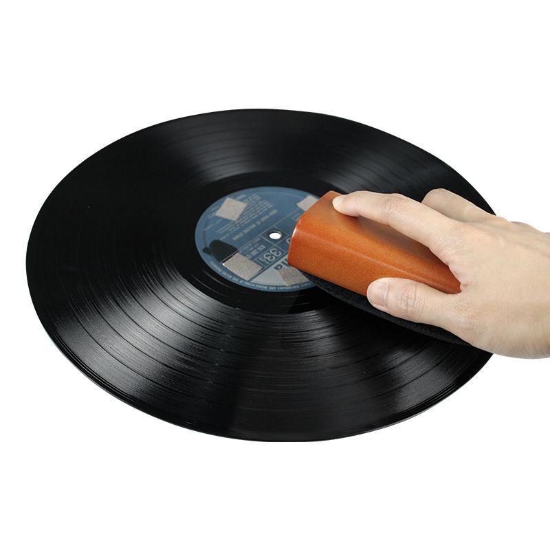 Kit Limpieza Disco Vinilo 5x1 Cepillo Spray Gel Aguja Guantes-4