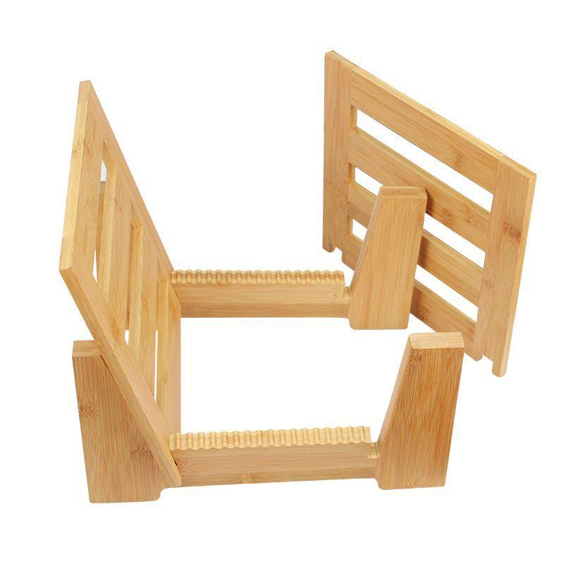 Porta Vinilo Madera Bambu Elegante Diseño Tornamesa-5