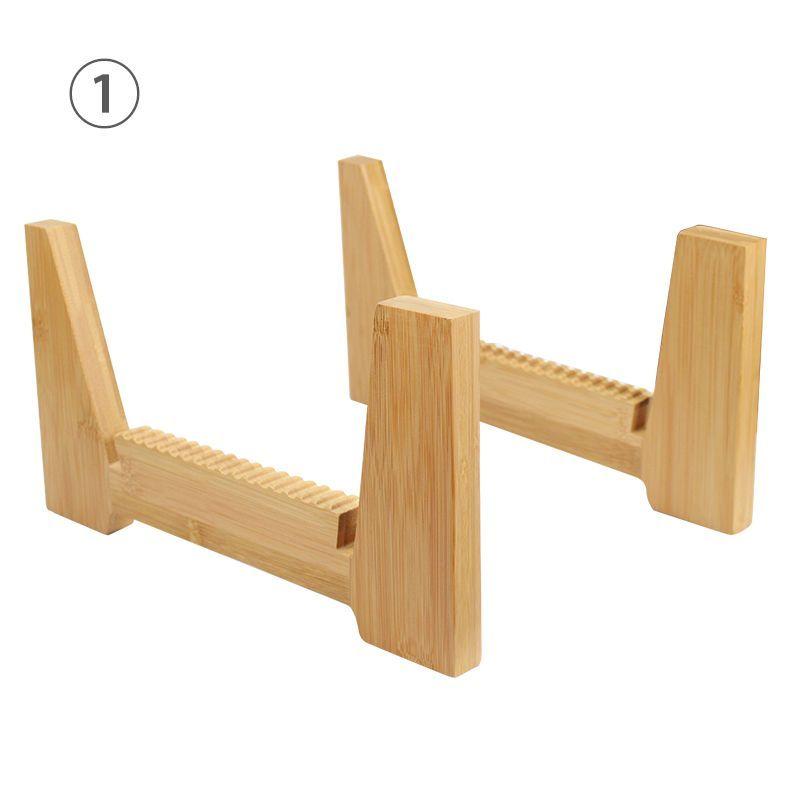 Porta Vinilo Madera Bambu Elegante Diseño Tornamesa-7