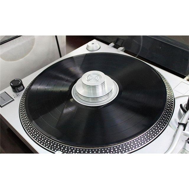 Abrazadera Estabilizadora tornamesa Disco Vinilo Con Nivel Incorporado-0