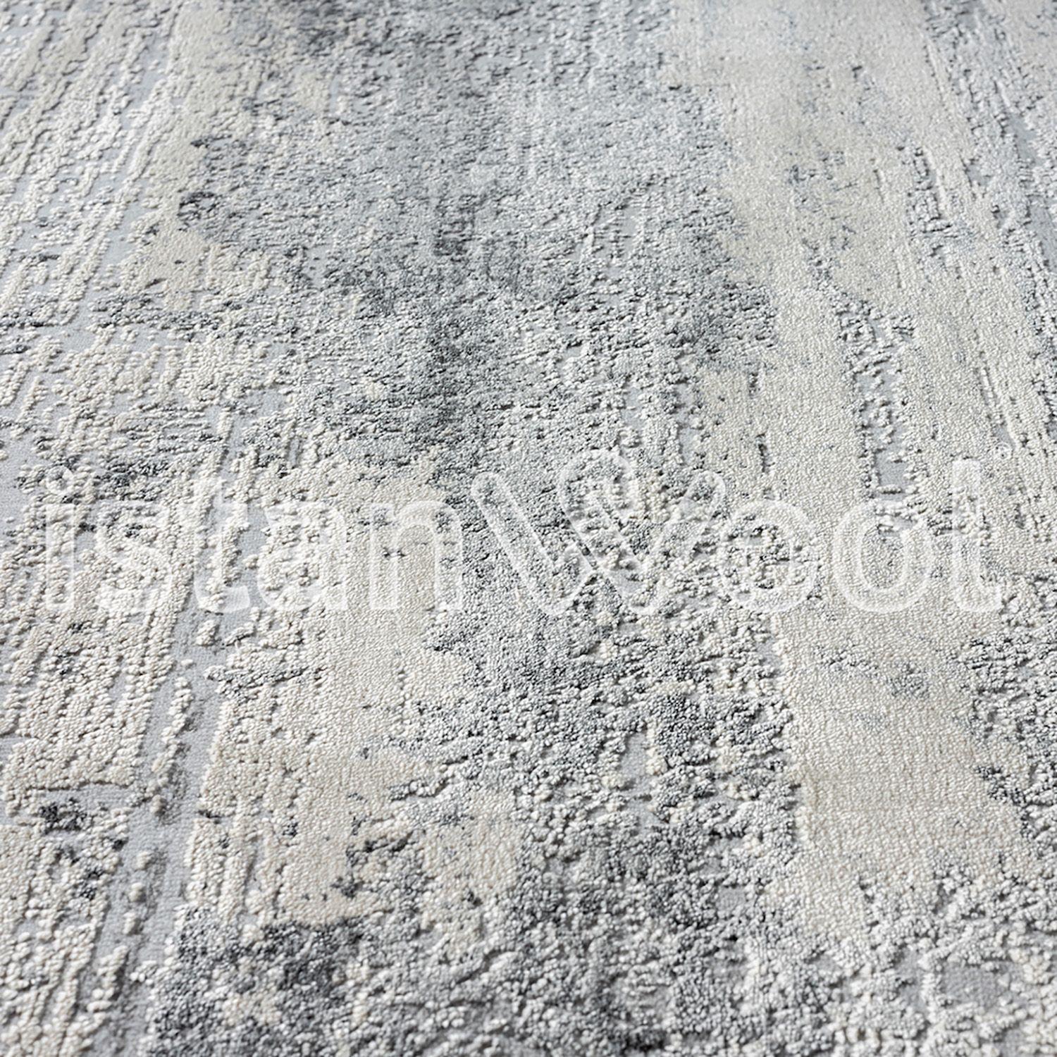 Alfombra  Moderna Pasillo 120x180cms.Gris-1