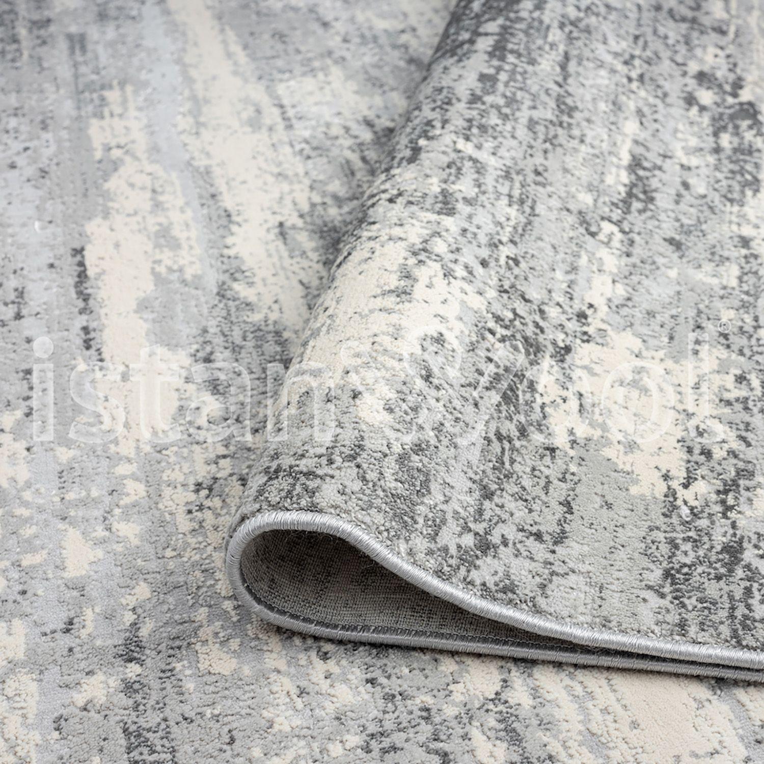 Alfombra  Moderna Pasillo 120x180cms.Gris-2