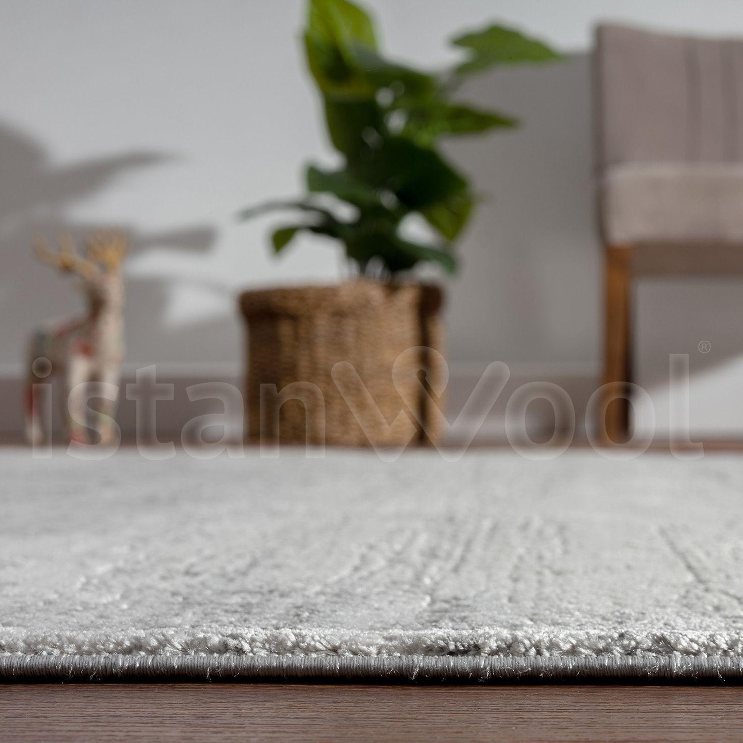 Alfombra  Moderna Pasillo 120x180cms.Gris-3