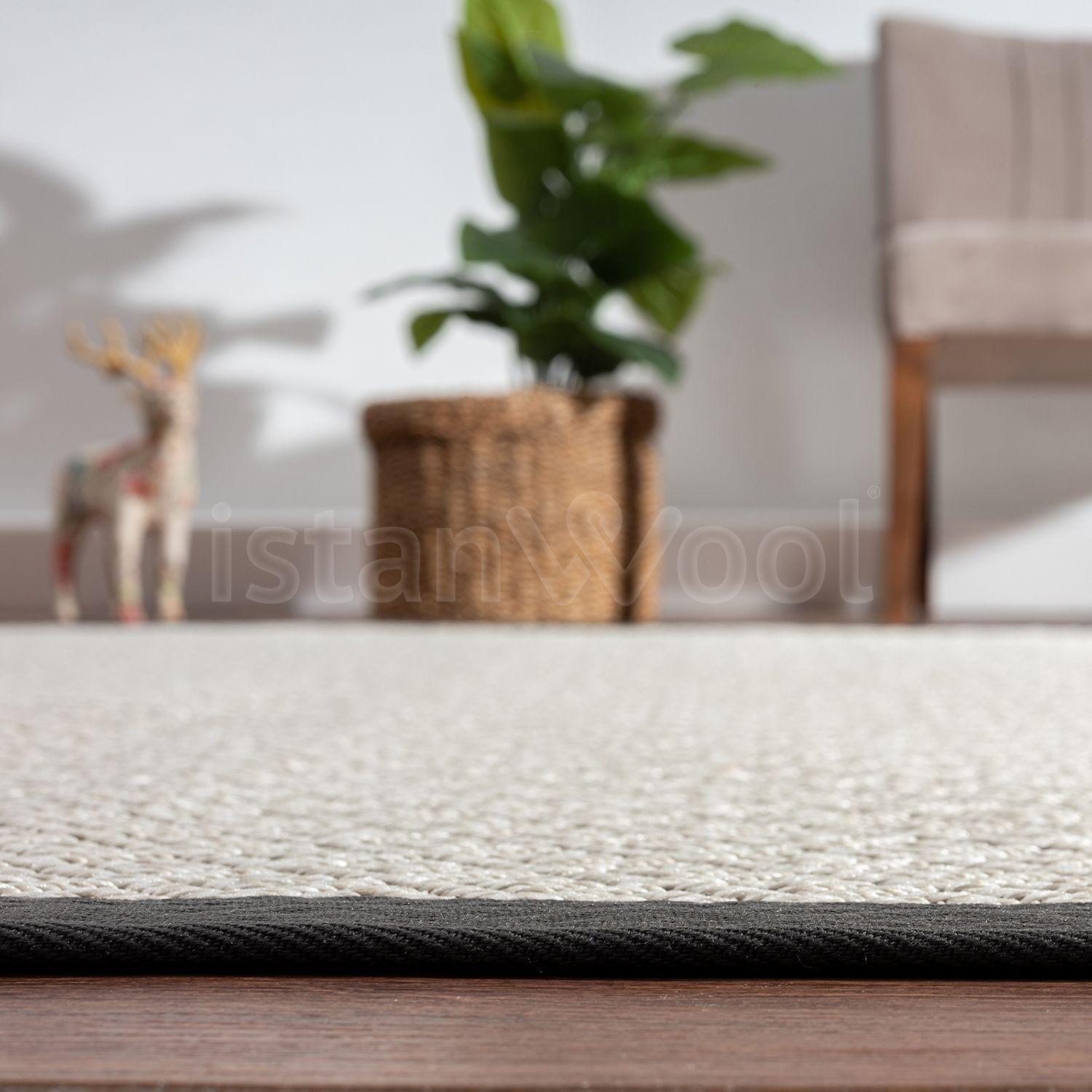 Alfombra Moderna Sisal 200x300 cms, Beige-3