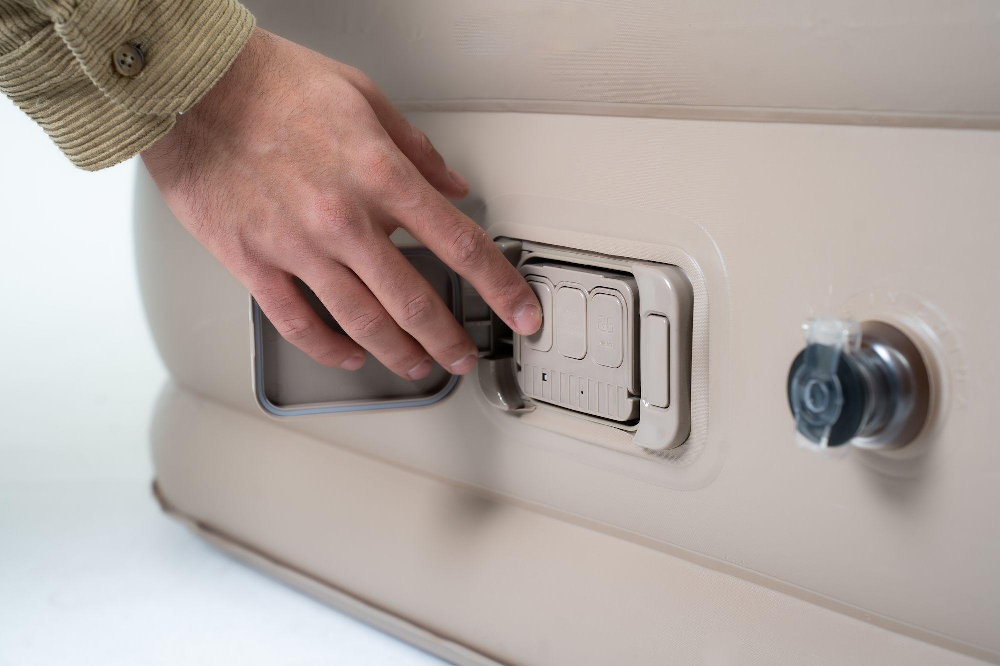 Colchón Inflable Inalámbrico Xplora Eléctrico Bomba Recargable 2 Plazas-4