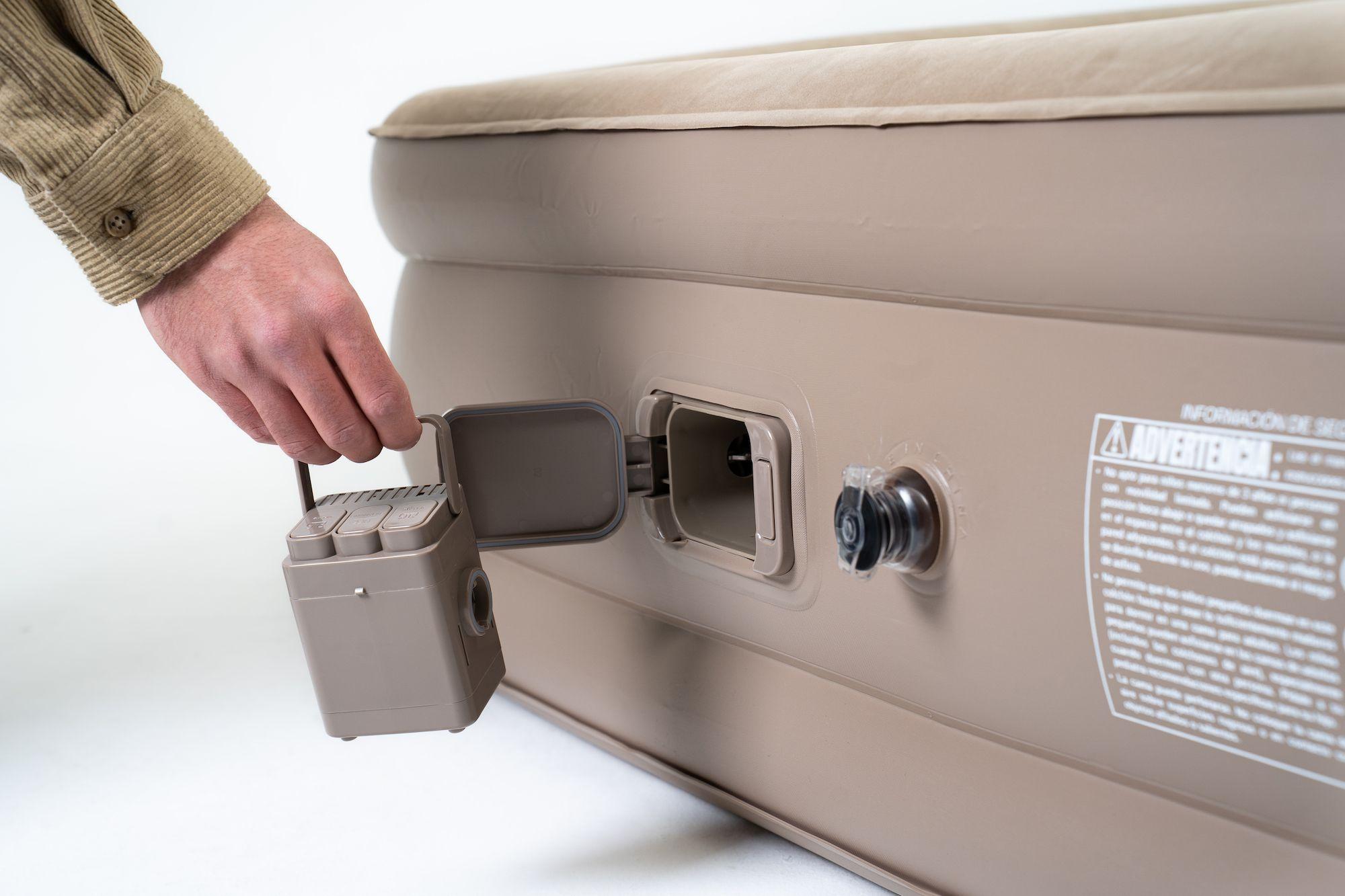 Colchón Inflable Inalámbrico Xplora Eléctrico Bomba Recargable 2 Plazas-5