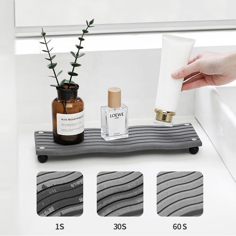 Organizador Baño Cocina Secado Rápido Para Jabón Y Esponjas Ondulado-2