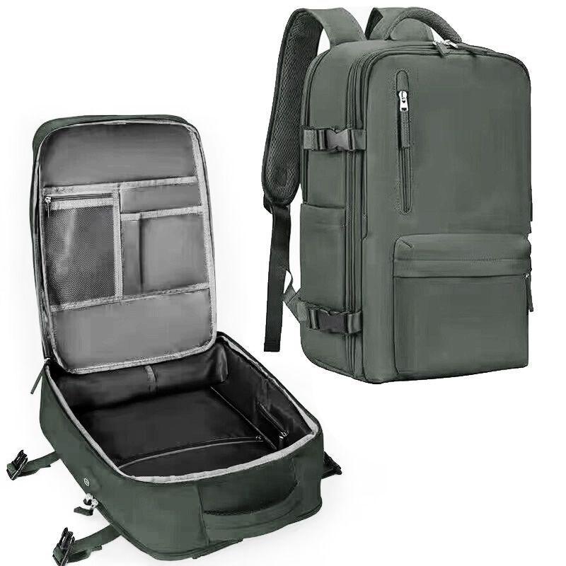 Mochila Viaje Bolso Avión Impermeable Viral Zapatos USB-2