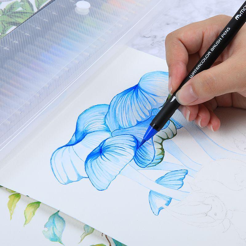 Marcadores Acuarela Punta Pincel Mobee 24 Colores-2